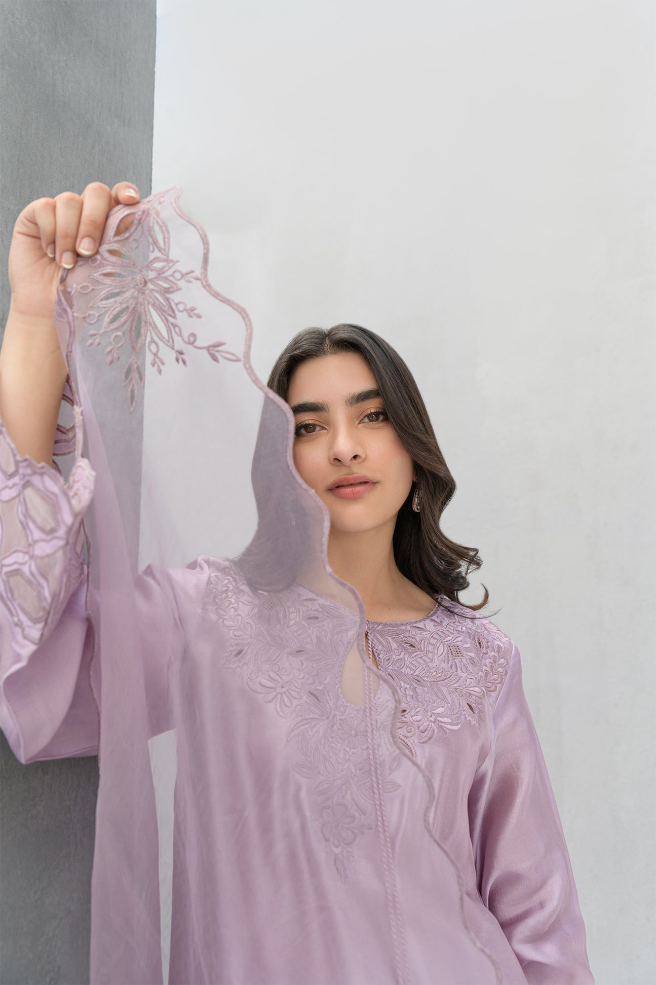 Flairs Studio | Luxury Pret | Lilac by Flairs Studio - Designer Dress - Type: Luxury - Available at Libayah - 100% Original