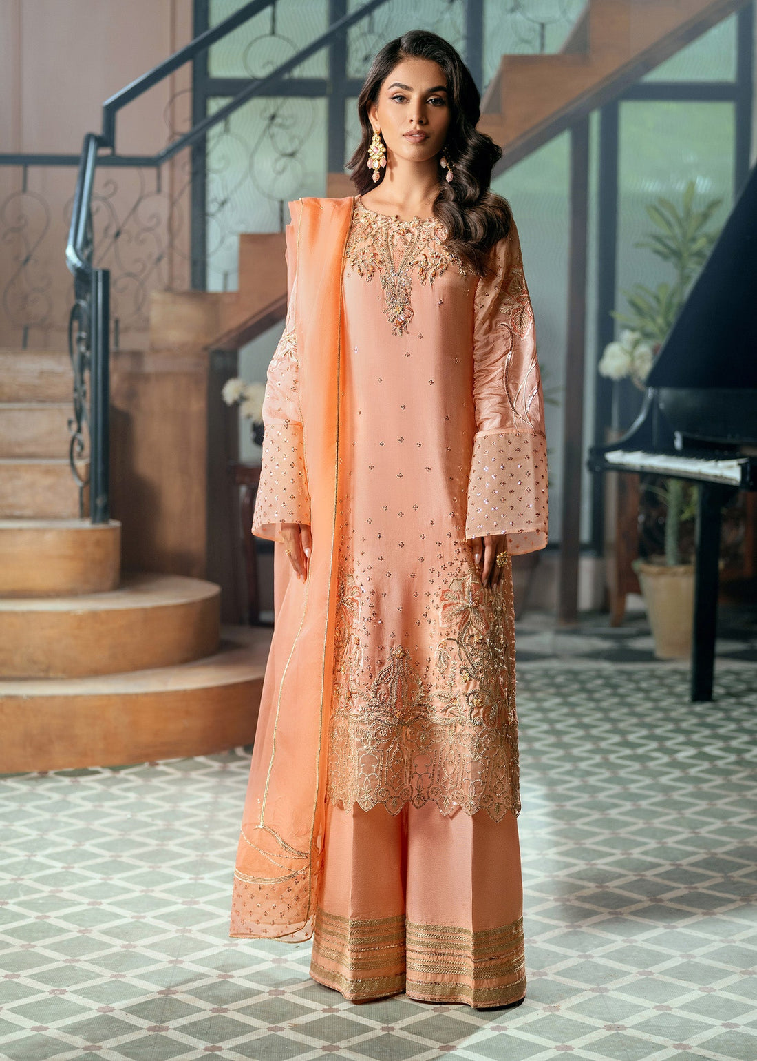 Jamnii | Delux Dream | Coral Charm by Jamnii - Designer Dress - Type: Ladies Clothes - Available at Libayah - 100% Original