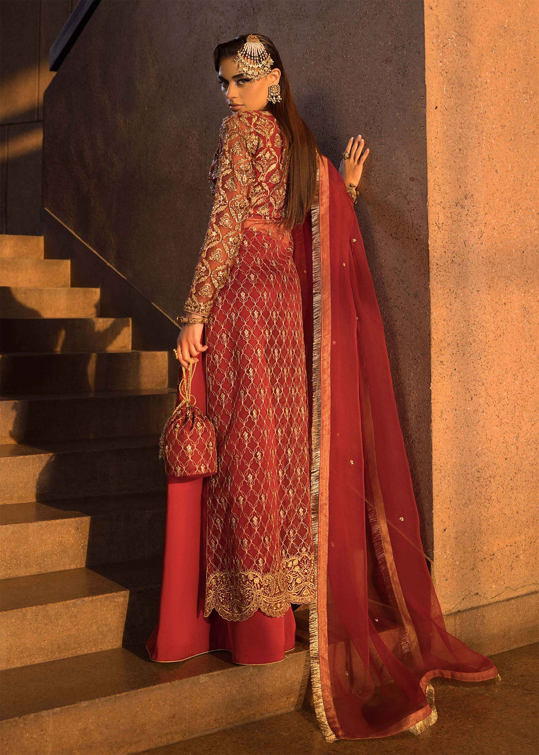 Mahum Asad | Dream a Little Dream of Me | Cherry by Mahum Asad - Designer Dress - Type: Ladies Clothes - Available at Libayah - 100% Original