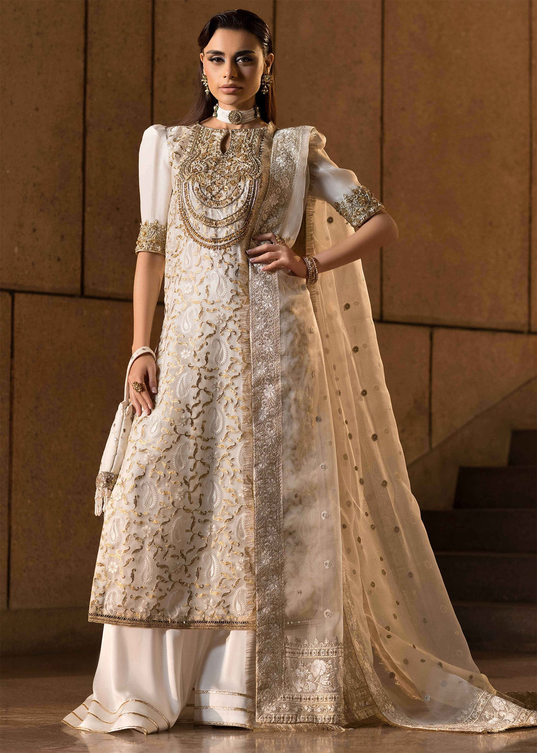 Mahum Asad | Dream a Little Dream of Me | Pearl by Mahum Asad - Designer Dress - Type: Ladies Clothes - Available at Libayah - 100% Original