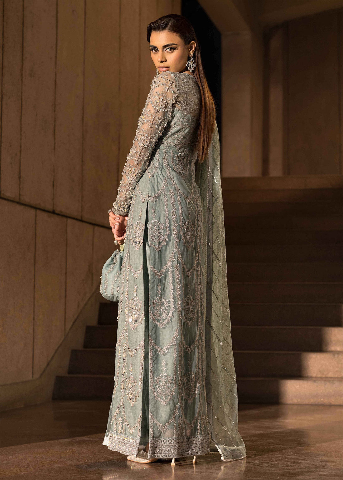 Mahum Asad | Dream a Little Dream of Me | Trap by Mahum Asad - Designer Dress - Type: Ladies Clothes - Available at Libayah - 100% Original