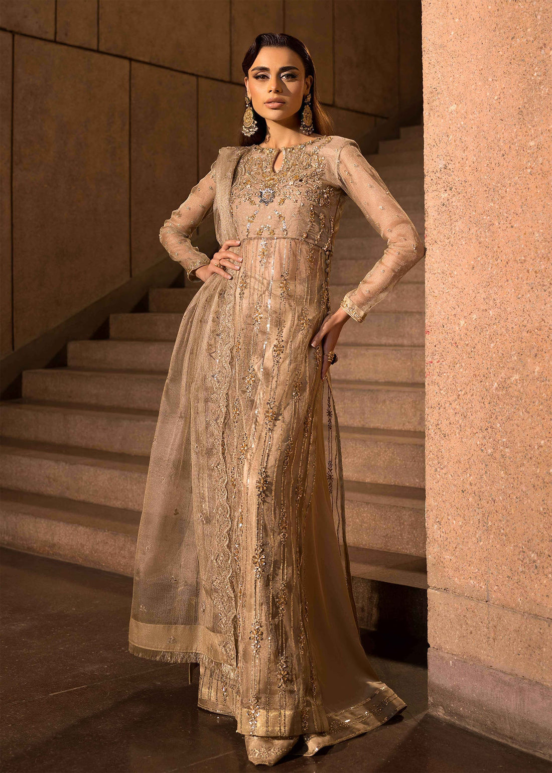 Mahum Asad | Dream a Little Dream of Me | Shimmer by Mahum Asad - Designer Dress - Type: Ladies Clothes - Available at Libayah - 100% Original