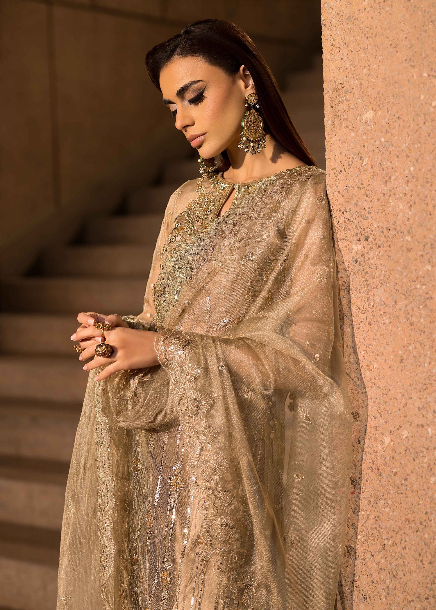 Mahum Asad | Dream a Little Dream of Me | Shimmer by Mahum Asad - Designer Dress - Type: Ladies Clothes - Available at Libayah - 100% Original
