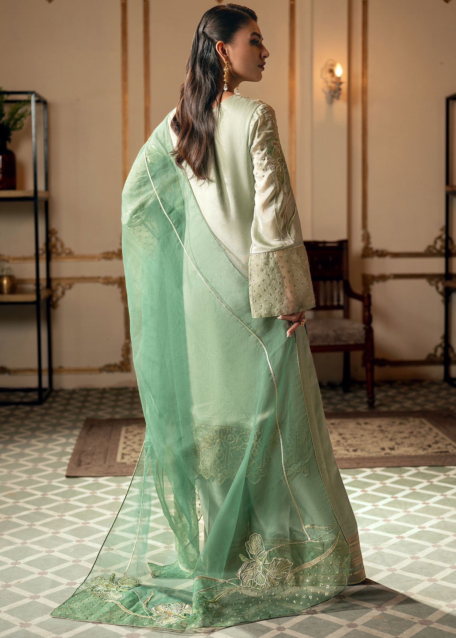 Jamnii | Delux Dream | Emerald Glow by Jamnii - Designer Dress - Type: Ladies Clothes - Available at Libayah - 100% Original