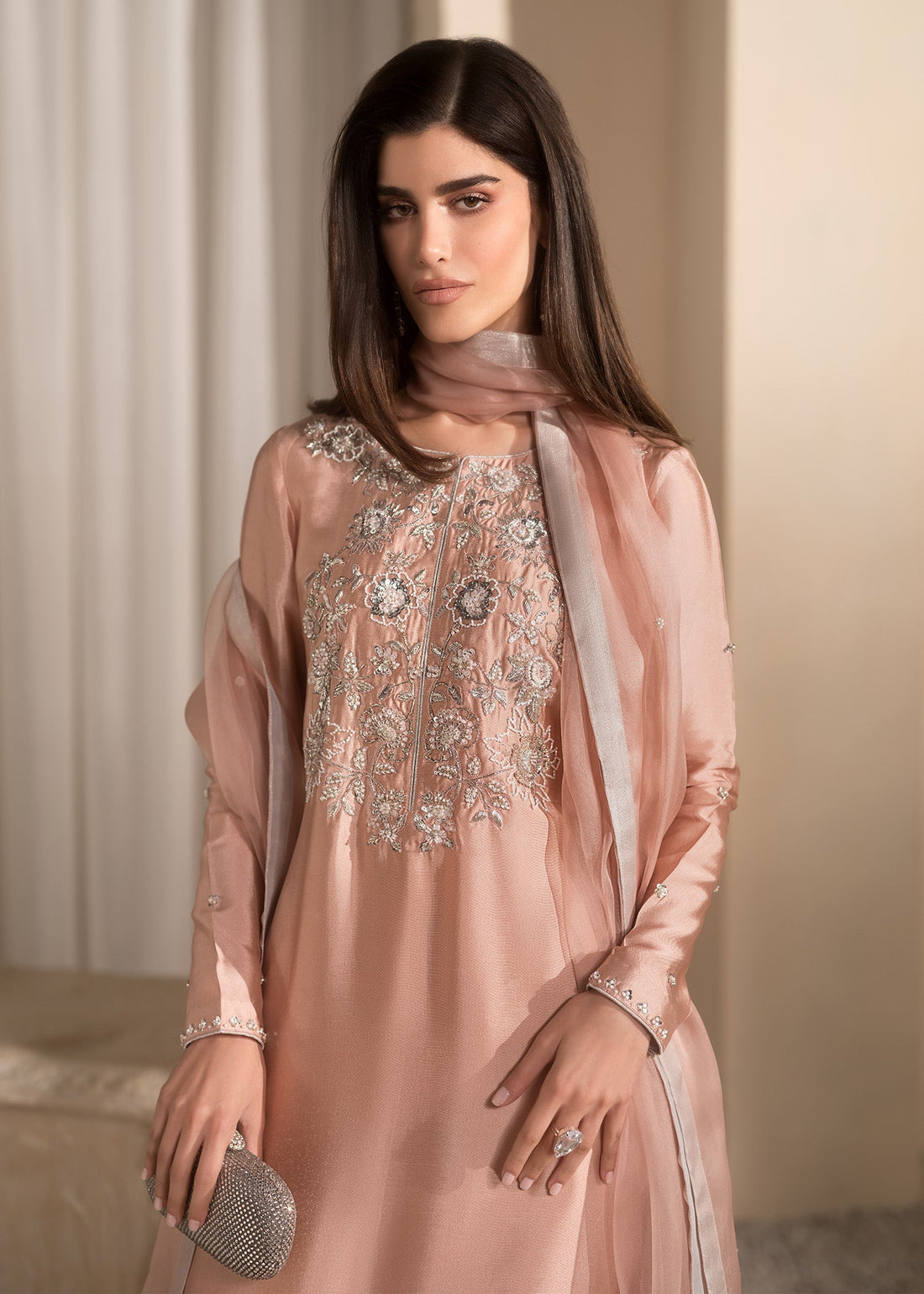 Mahum Asad | Breaking the Bar | Bare Blush by Mahum Asad - Designer Dress - Type: Ladies Clothes - Available at Libayah - 100% Original