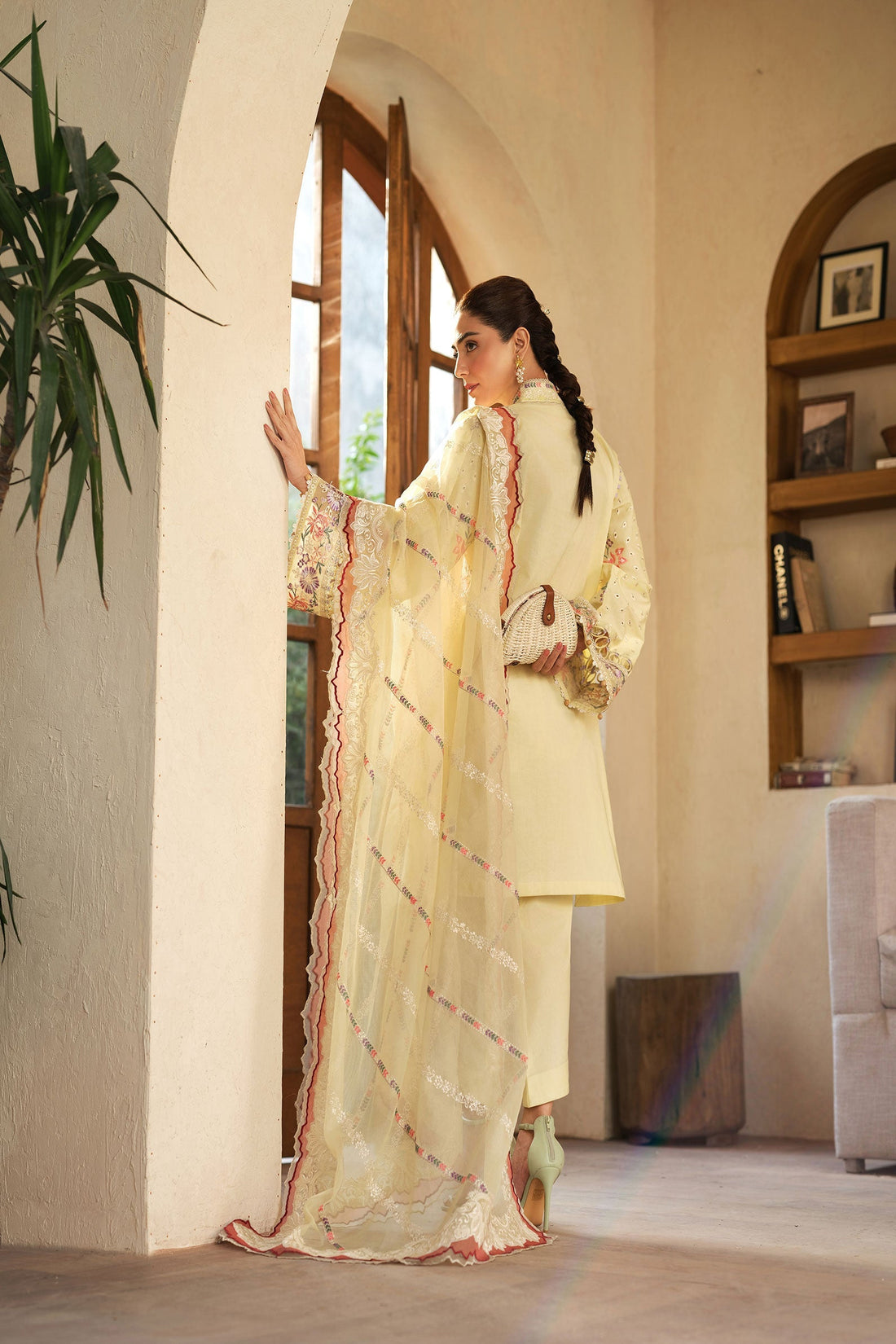 Maryam Hussain | Luxury Lawn 25 | Lemon Garden by Maryam Hussian - Designer Dress - Type: Ladies Clothes - Available at Libayah - 100% Original