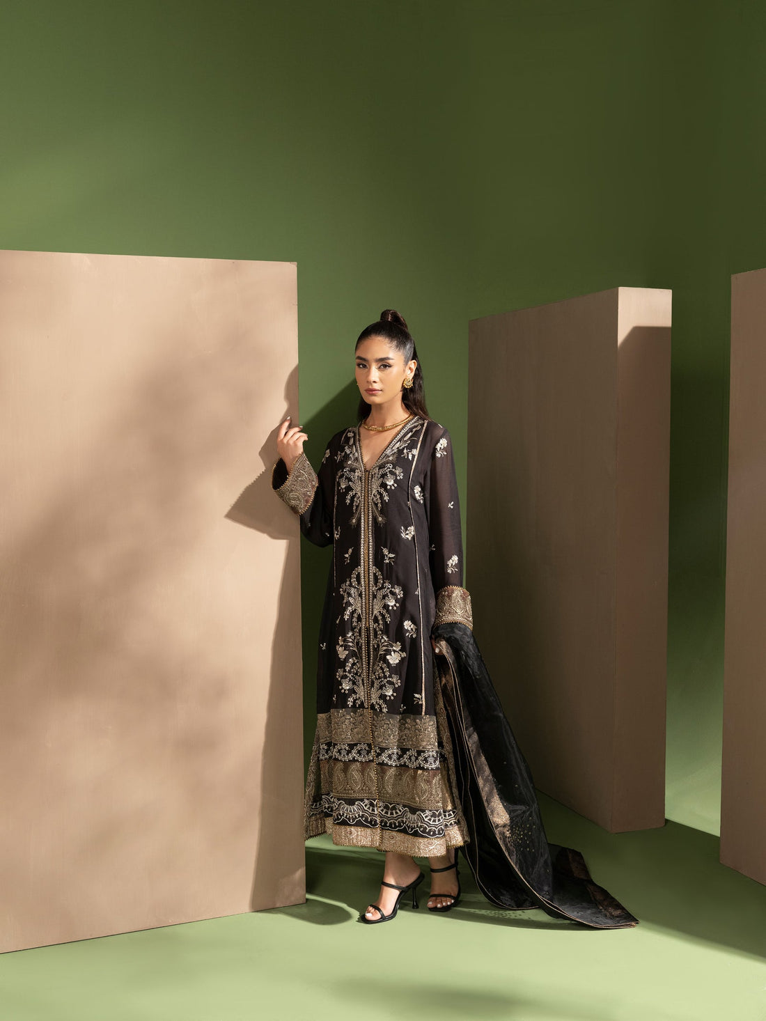 Laj | Mehtab Luxury Wear | GHARA by Laj - Designer Dress - Type: Ladies Clothes - Available at Libayah - 100% Original