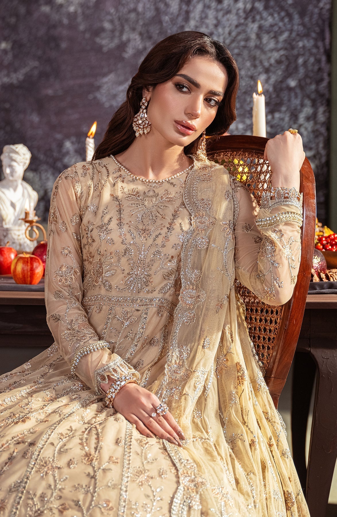 Zarif | Heritage Formals | ZHF 01 AVELINA by Zarif - Designer Dress - Type: Ladies Clothes - Available at Libayah - 100% Original