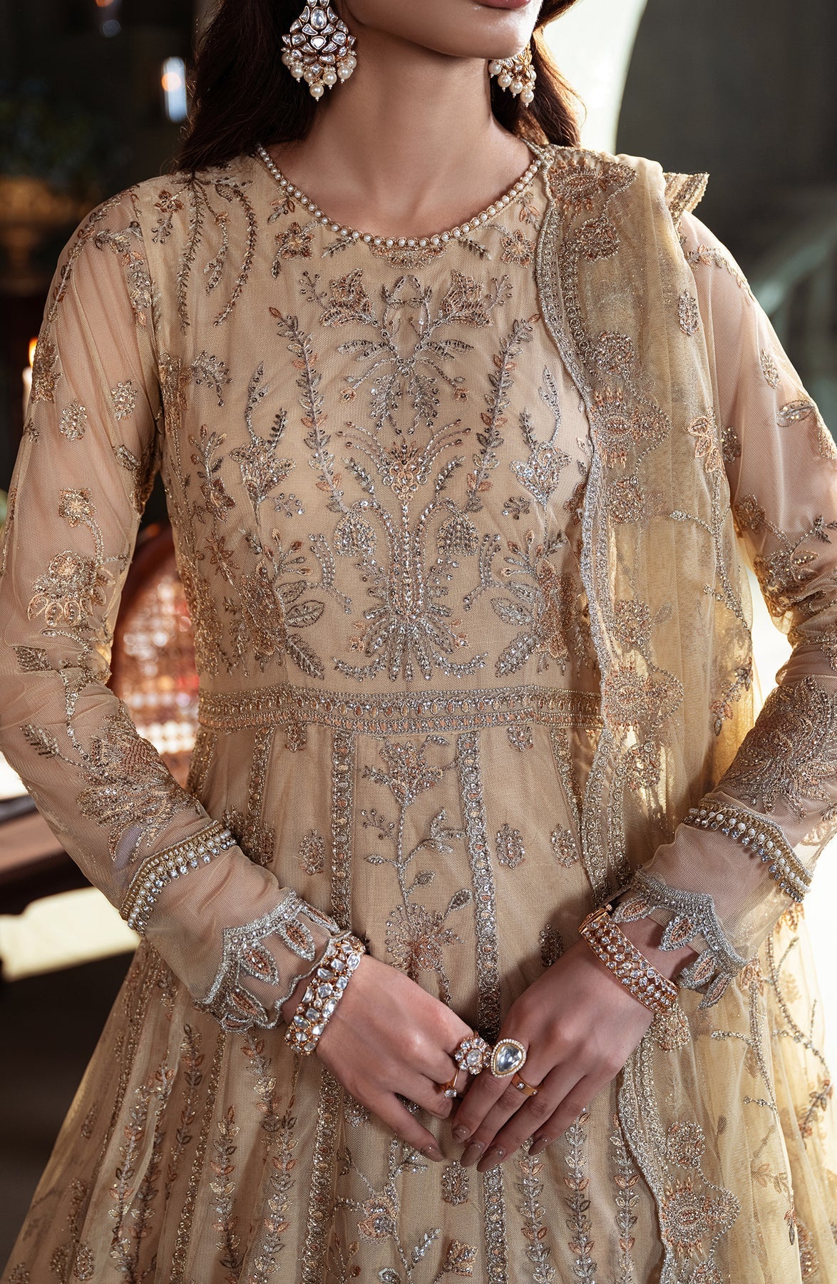 Zarif | Heritage Formals | ZHF 01 AVELINA by Zarif - Designer Dress - Type: Ladies Clothes - Available at Libayah - 100% Original