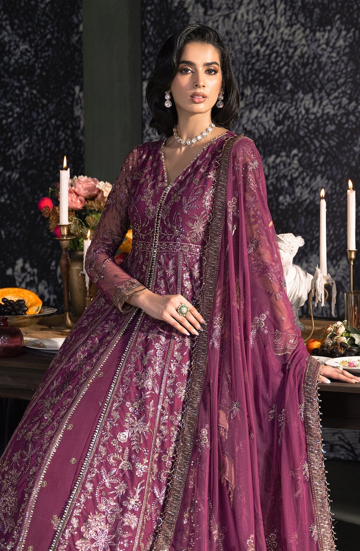 Zarif | Heritage Formals | ZHF 02 TIFFANY by Zarif - Designer Dress - Type: Ladies Clothes - Available at Libayah - 100% Original