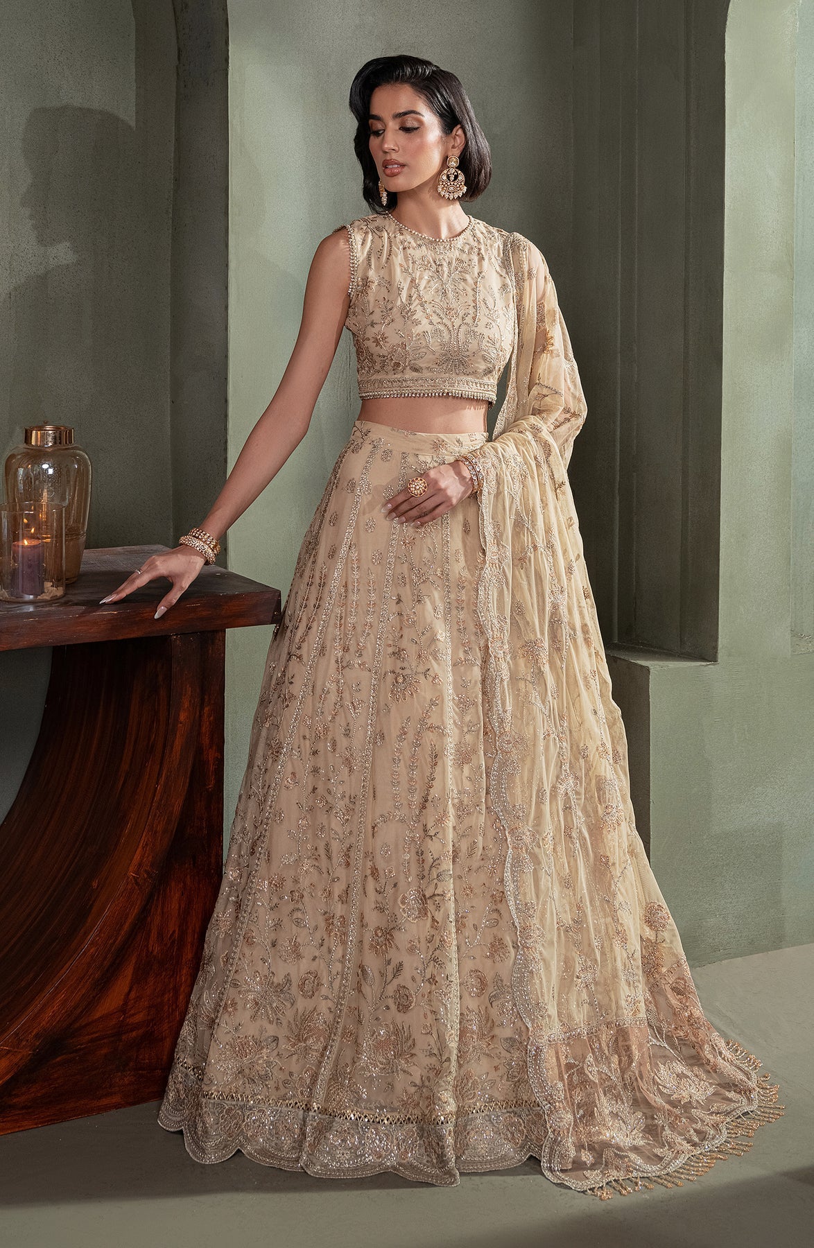Zarif | Heritage Formals | ZHF 01 AVELINA by Zarif - Designer Dress - Type: Ladies Clothes - Available at Libayah - 100% Original