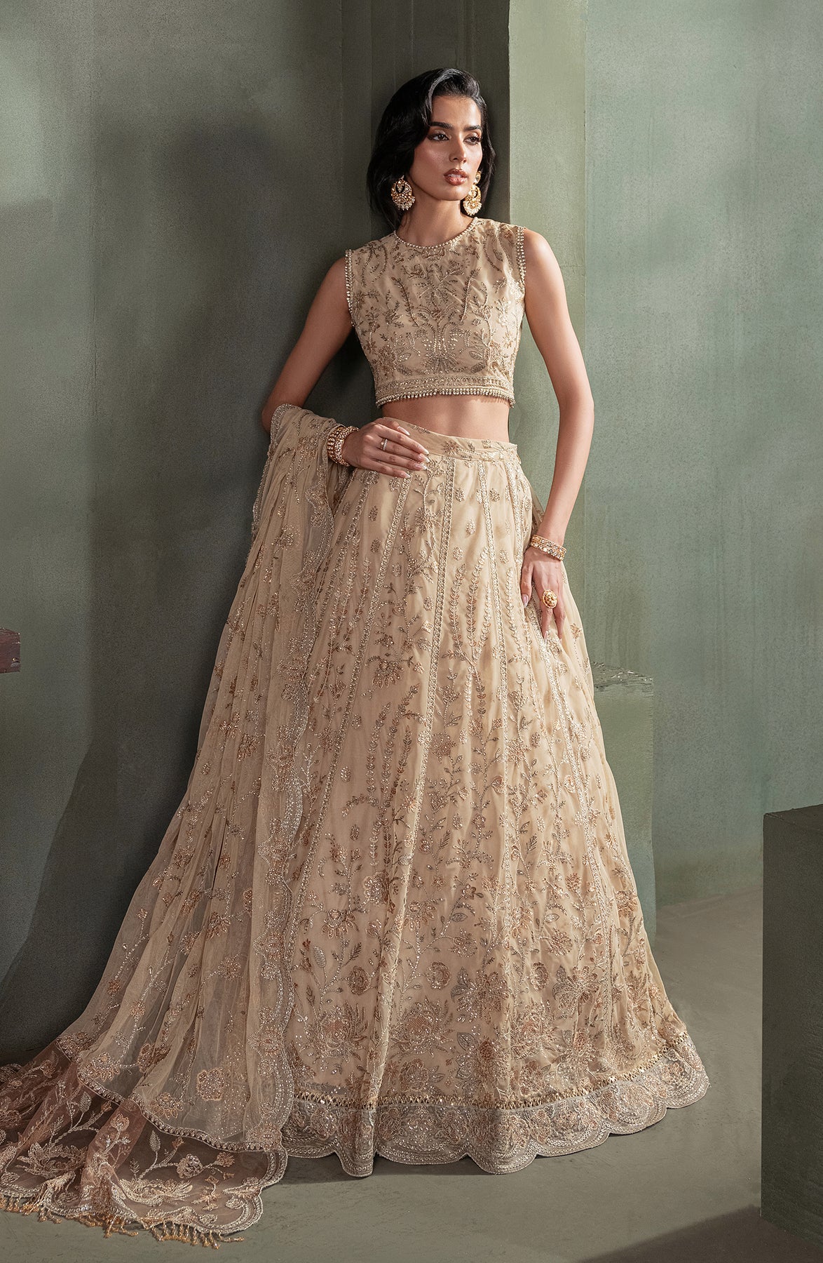 Zarif | Heritage Formals | ZHF 01 AVELINA by Zarif - Designer Dress - Type: Ladies Clothes - Available at Libayah - 100% Original