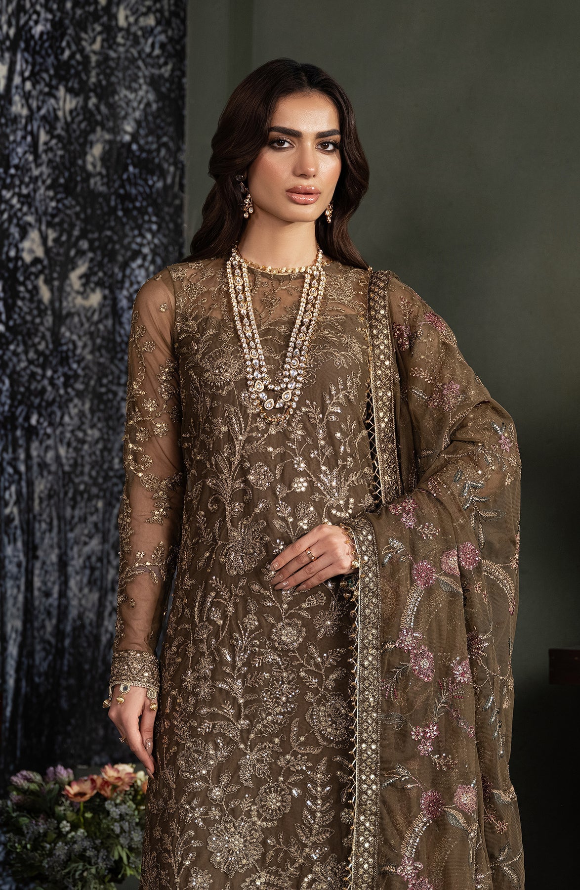 Zarif | Heritage Formals | ZHF 06 ZHALAY by Zarif - Designer Dress - Type: Ladies Clothes - Available at Libayah - 100% Original
