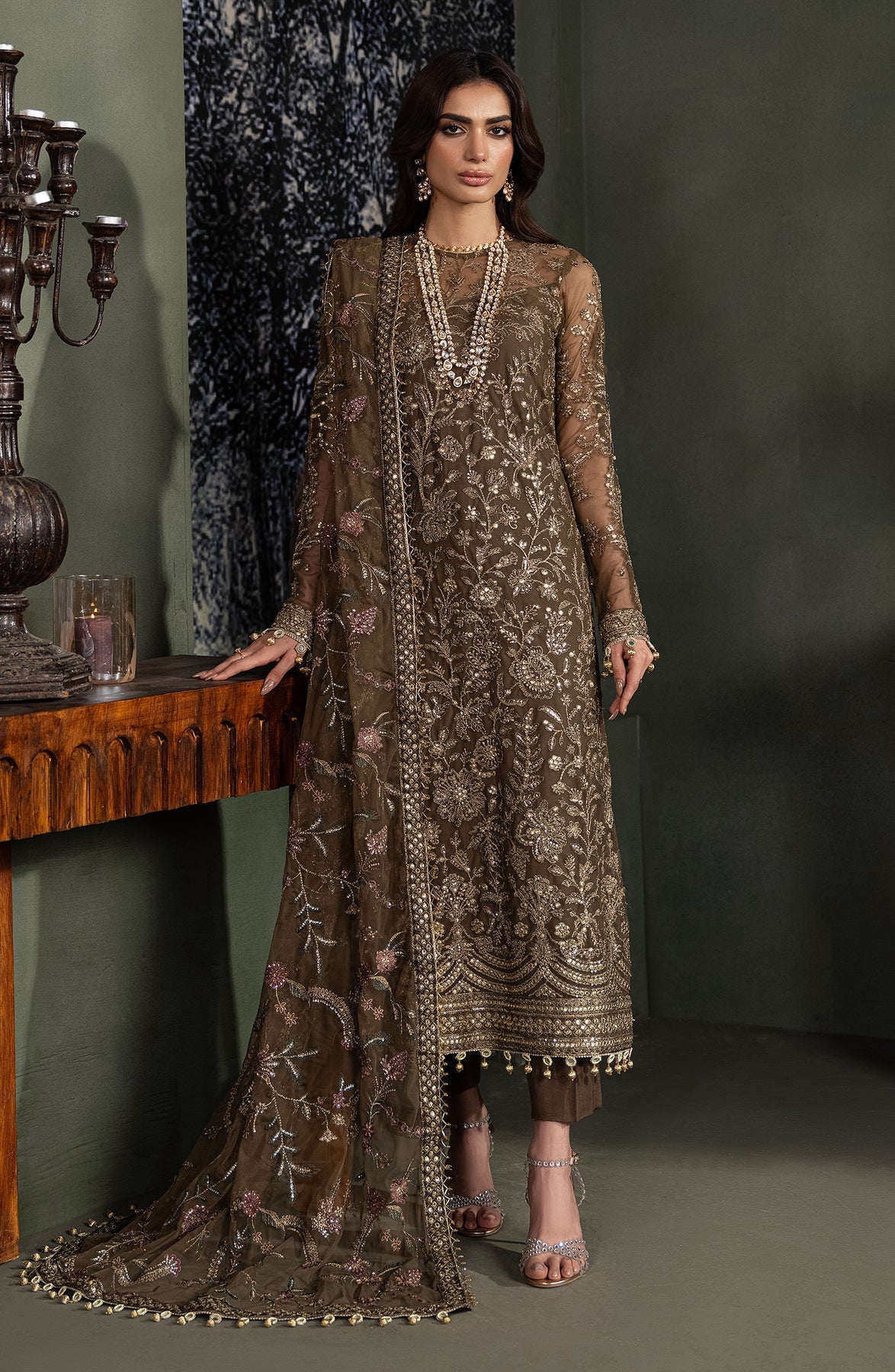 Zarif | Heritage Formals | ZHF 06 ZHALAY by Zarif - Designer Dress - Type: Ladies Clothes - Available at Libayah - 100% Original