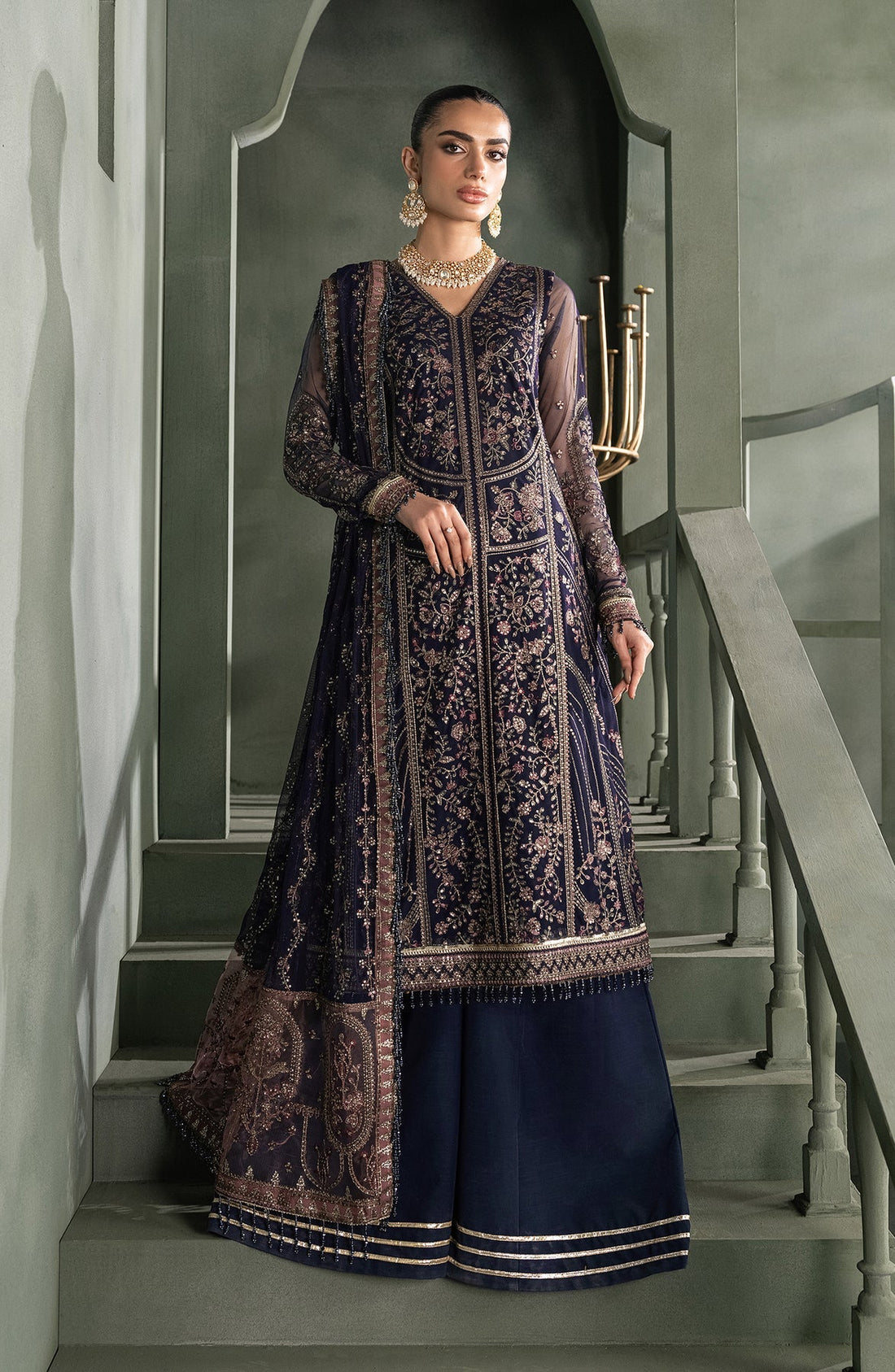 Zarif | Heritage Formals | ZHF 08 SIRENE by Zarif - Designer Dress - Type: Ladies Clothes - Available at Libayah - 100% Original