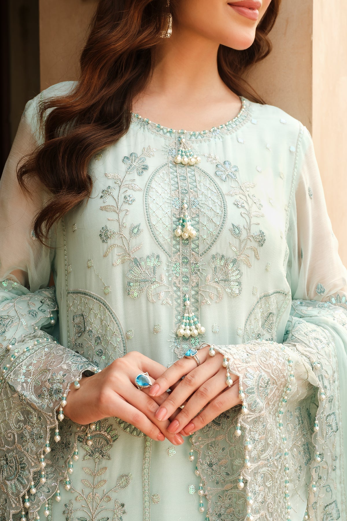 Raeesa Premium | Inayat Formals | HU-51 by Raeesa Premium - Designer Dress - Type: Ladies Clothes - Available at Libayah - 100% Original