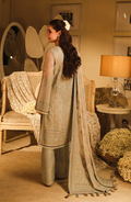HSY | Rehana Wedding Formal | Falak - Embroidered Chiffon Ensemble by HSY - Designer Dress - Type: Ladies Clothes - Available at Libayah - 100% Original