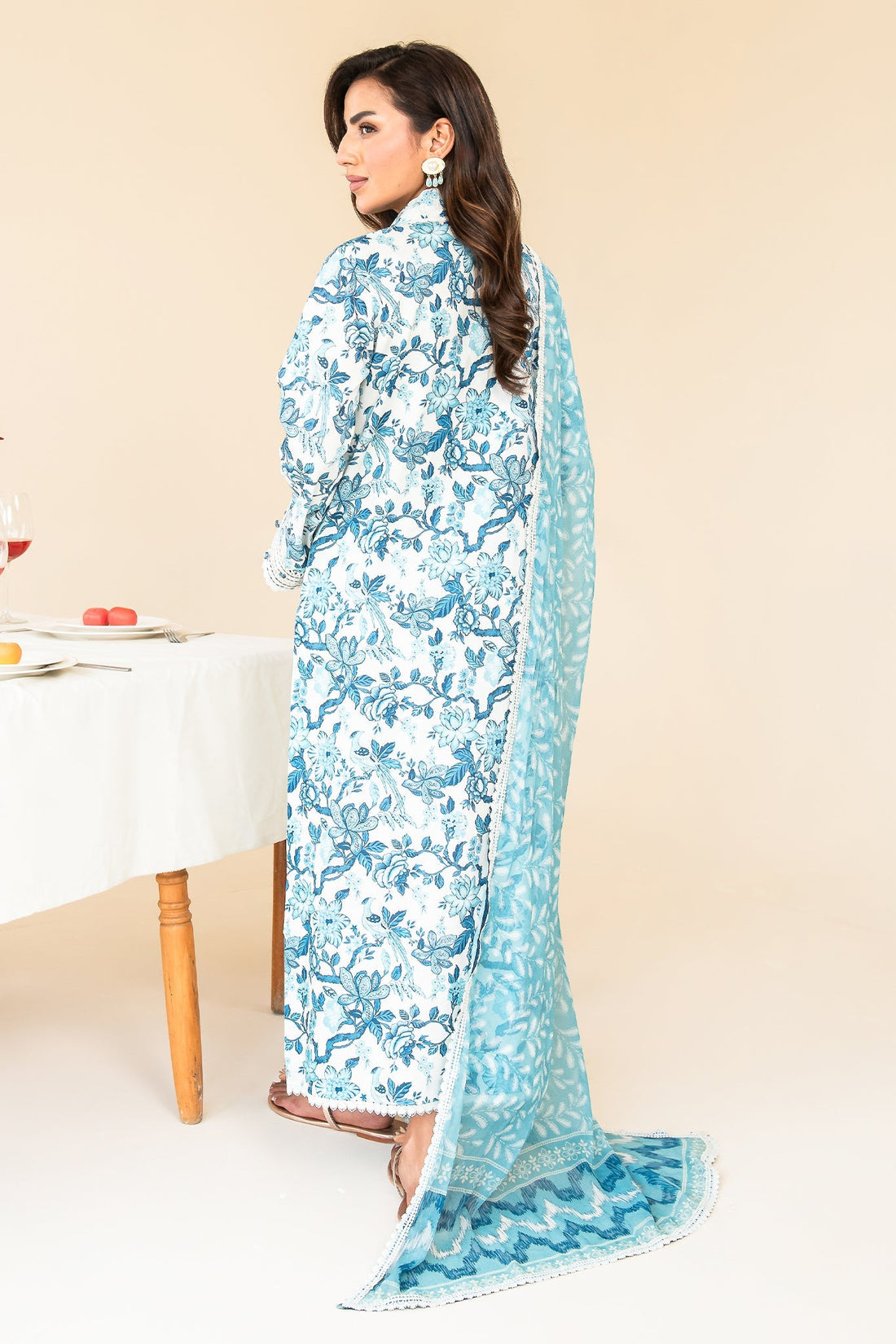 Faiza Faisal | Serene Lawn 24 | AURORA by Faiza Faisal - Designer Dress - Type: Ladies Clothes - Available at Libayah - 100% Original