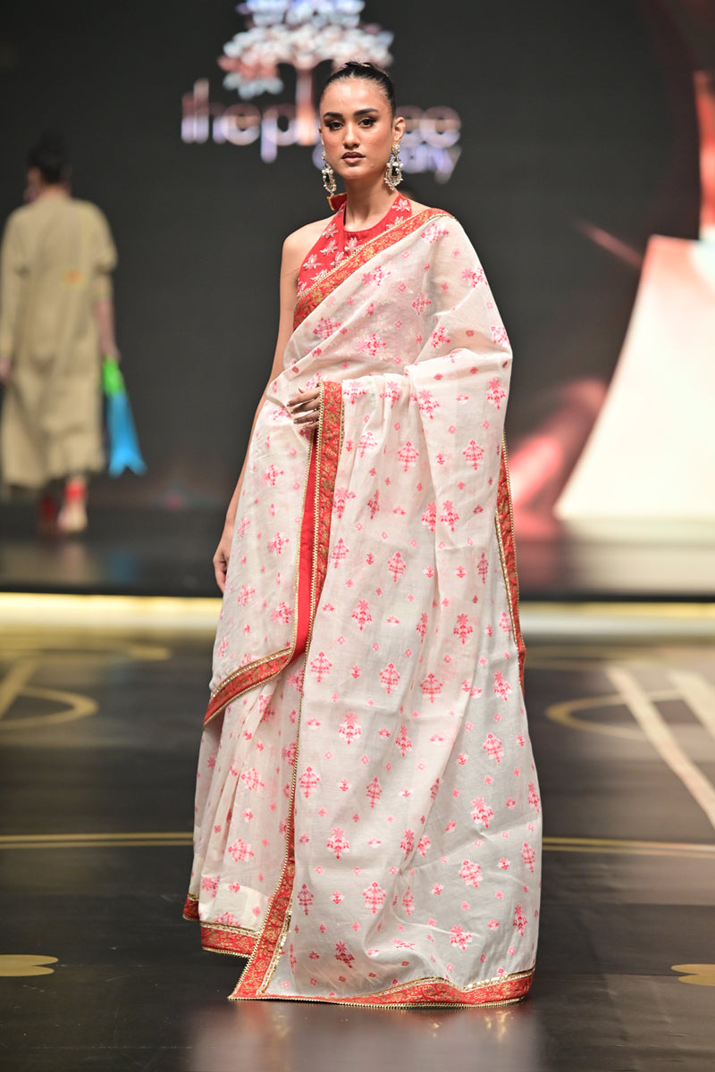 The Pink Tree Company | Weaves and Blocks | Gulaabi Dori by The Pink Tree Company - Designer Dress - Type: Ladies Clothes - Available at Libayah - 100% Original