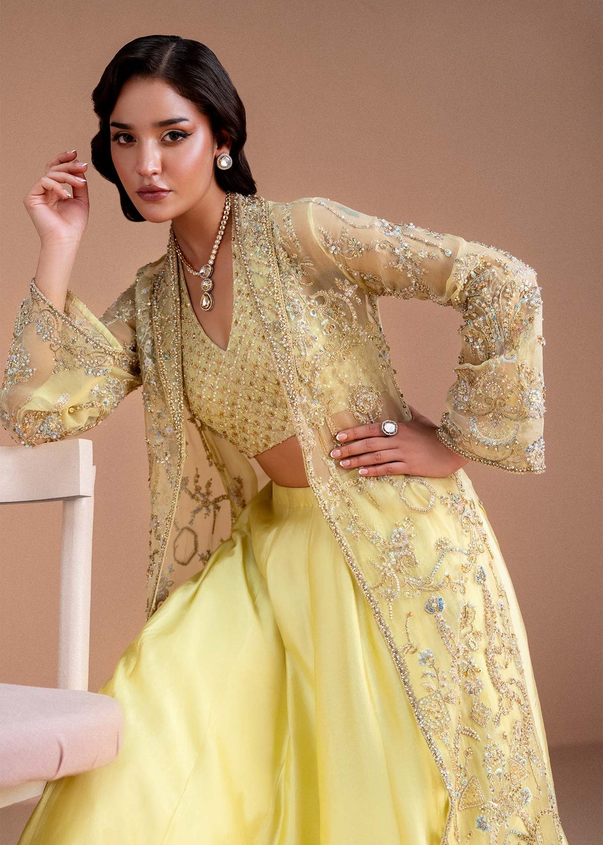 Kanwal Malik | Nysa Luxury Pret 25 |Meira by Kanwal Malik - Designer Dress  - Type : Ladies Clothes - Available at Libayah - 100% Original 