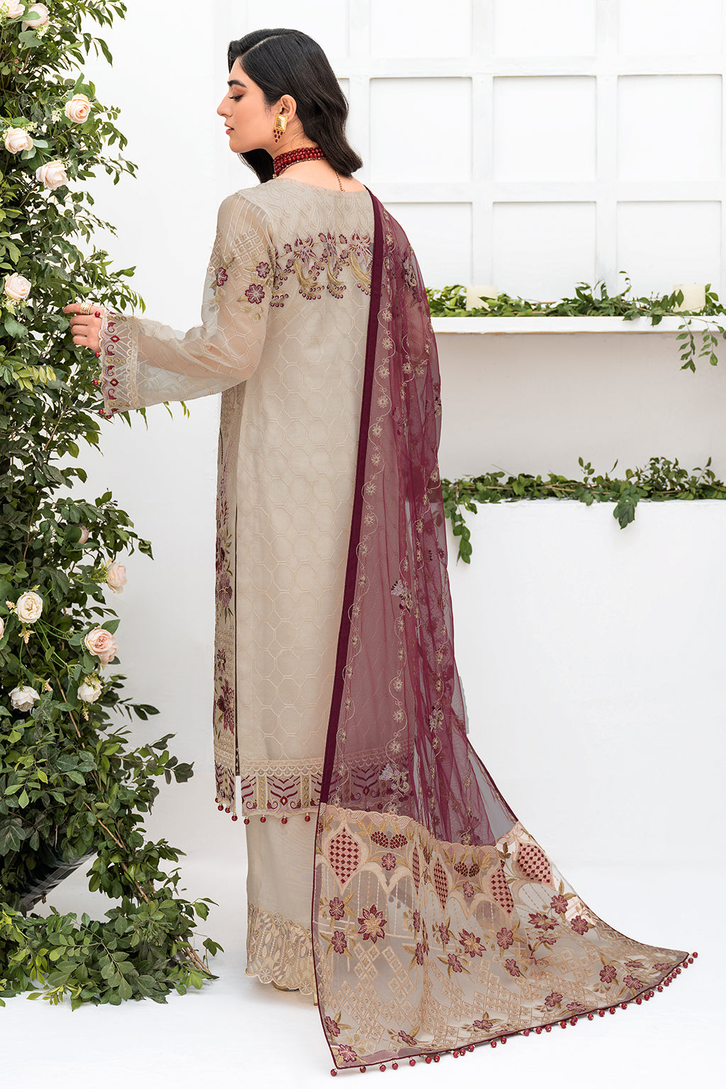 Ramsha | Minhal Organza Collection | M-806 by Ramsha - Designer Dress - Type: Ladies Clothes - Available at Libayah - 100% Original