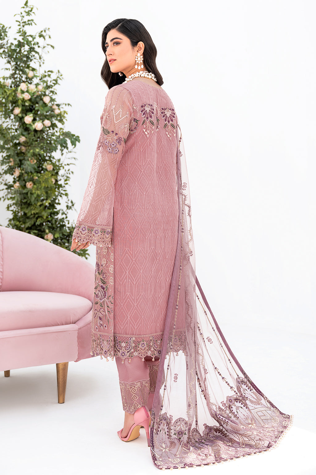 Ramsha | Minhal Organza Collection | M-804 by Ramsha - Designer Dress - Type: Ladies Clothes - Available at Libayah - 100% Original