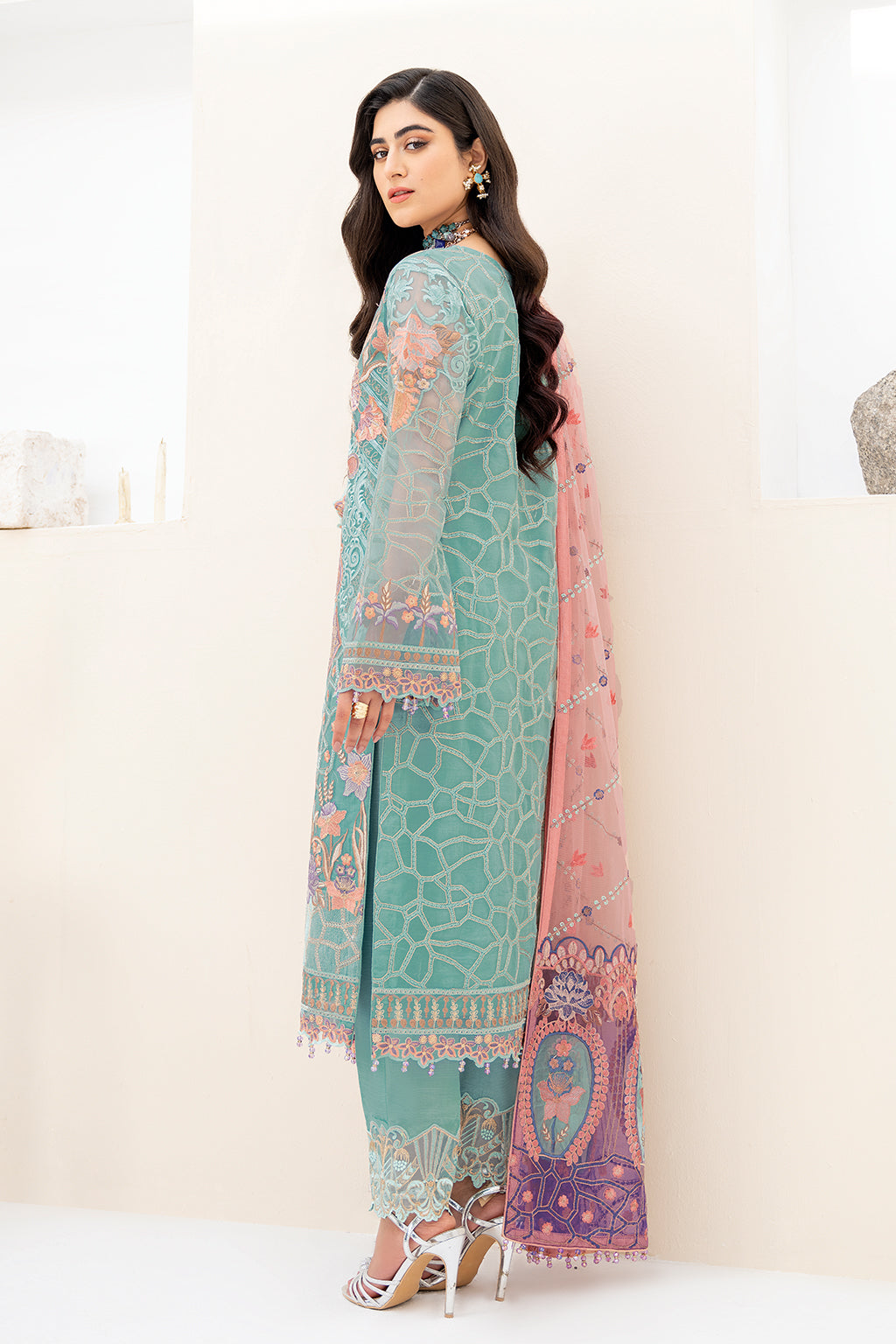 Ramsha | Minhal Organza Collection | M-807 by Ramsha - Designer Dress - Type: Ladies Clothes - Available at Libayah - 100% Original