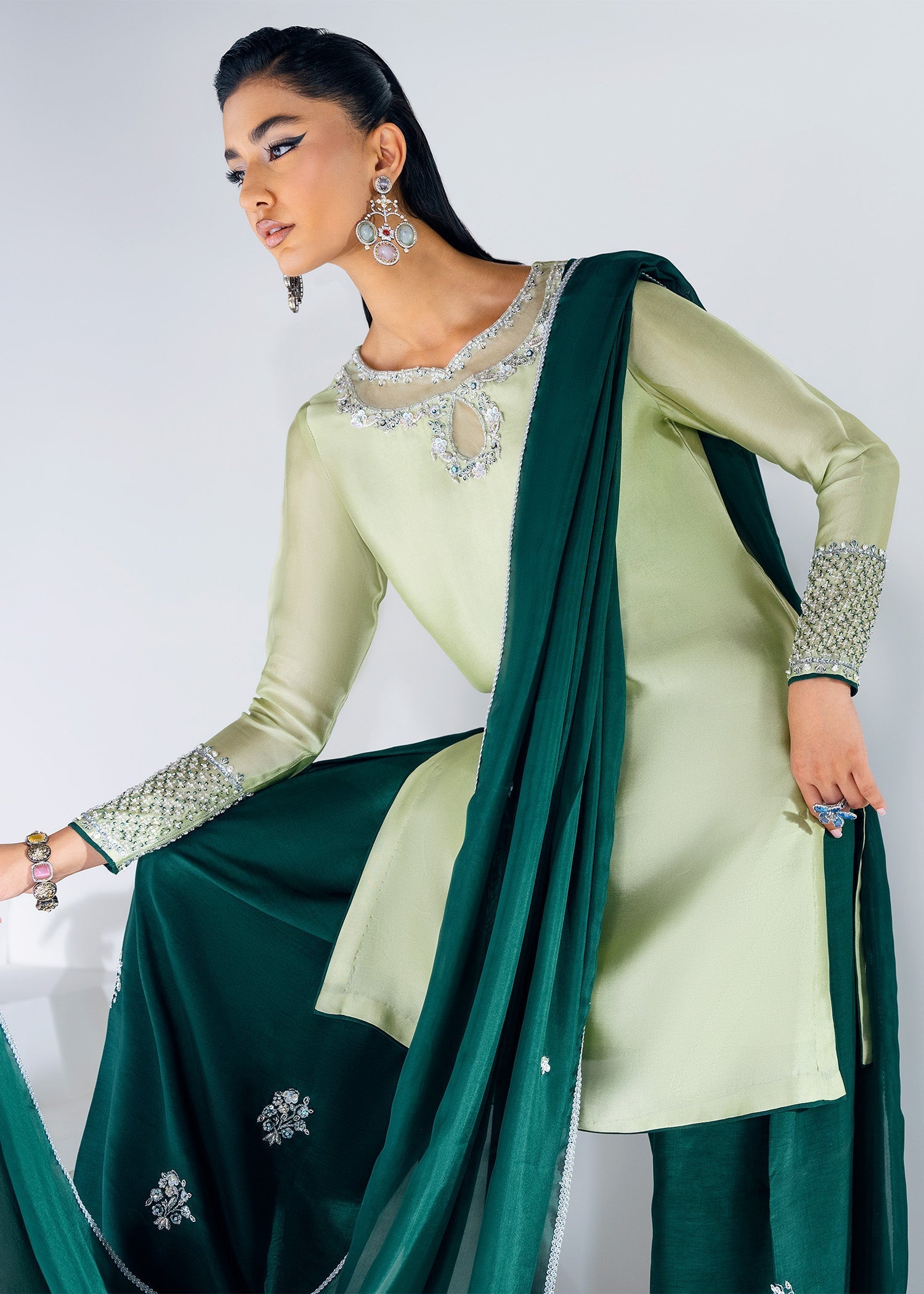 Mahum Asad | The Remix Edit | Salsa by Mahum Asad - Designer Dress - Type: Ladies Clothes - Available at Libayah - 100% Original