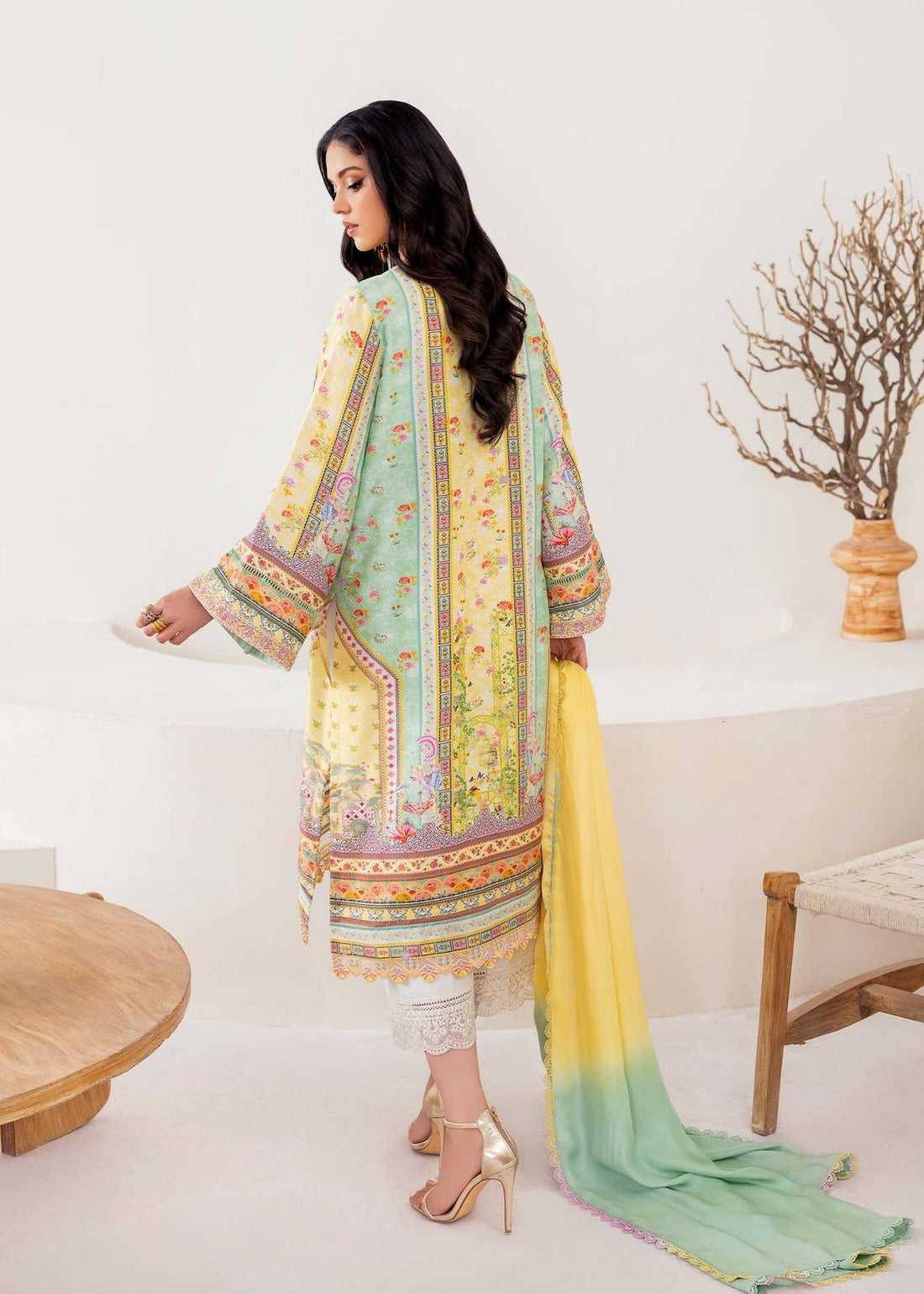 Kanwal Malik | Rosalia Silk Eid 25 | Mira by Kanwal Malik - Designer Dress - Type: Ladies Clothes - Available at Libayah - 100% Original