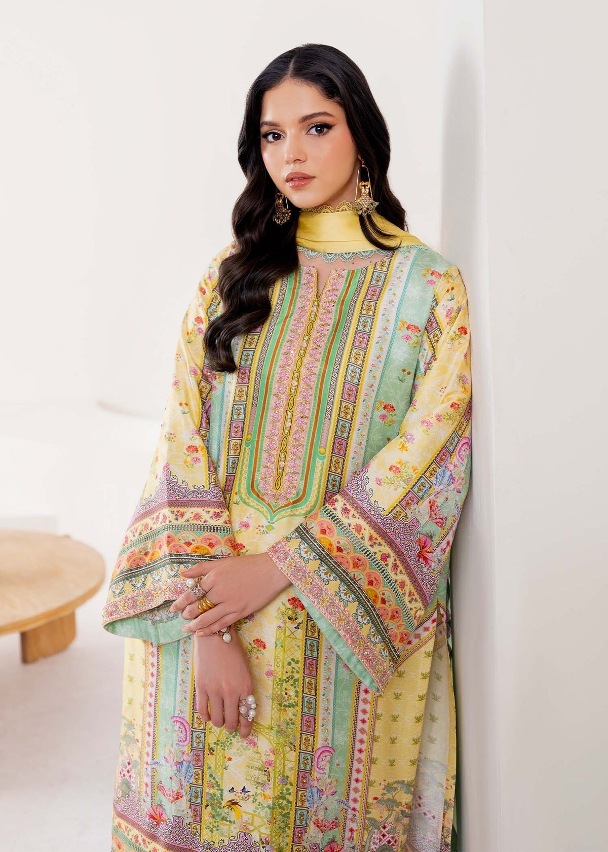 Kanwal Malik | Rosalia Silk Eid 25 | Mira by Kanwal Malik - Designer Dress - Type: Ladies Clothes - Available at Libayah - 100% Original