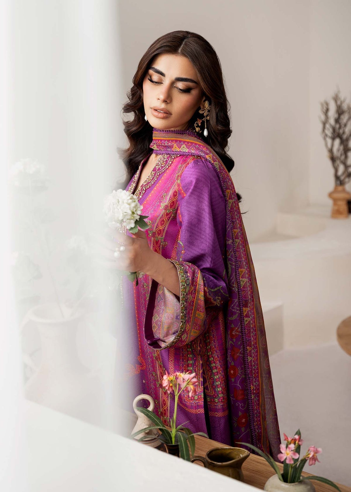 Kanwal Malik | Rosalia Silk Eid 25 | Giana by Kanwal Malik - Designer Dress - Type: Ladies Clothes - Available at Libayah - 100% Original