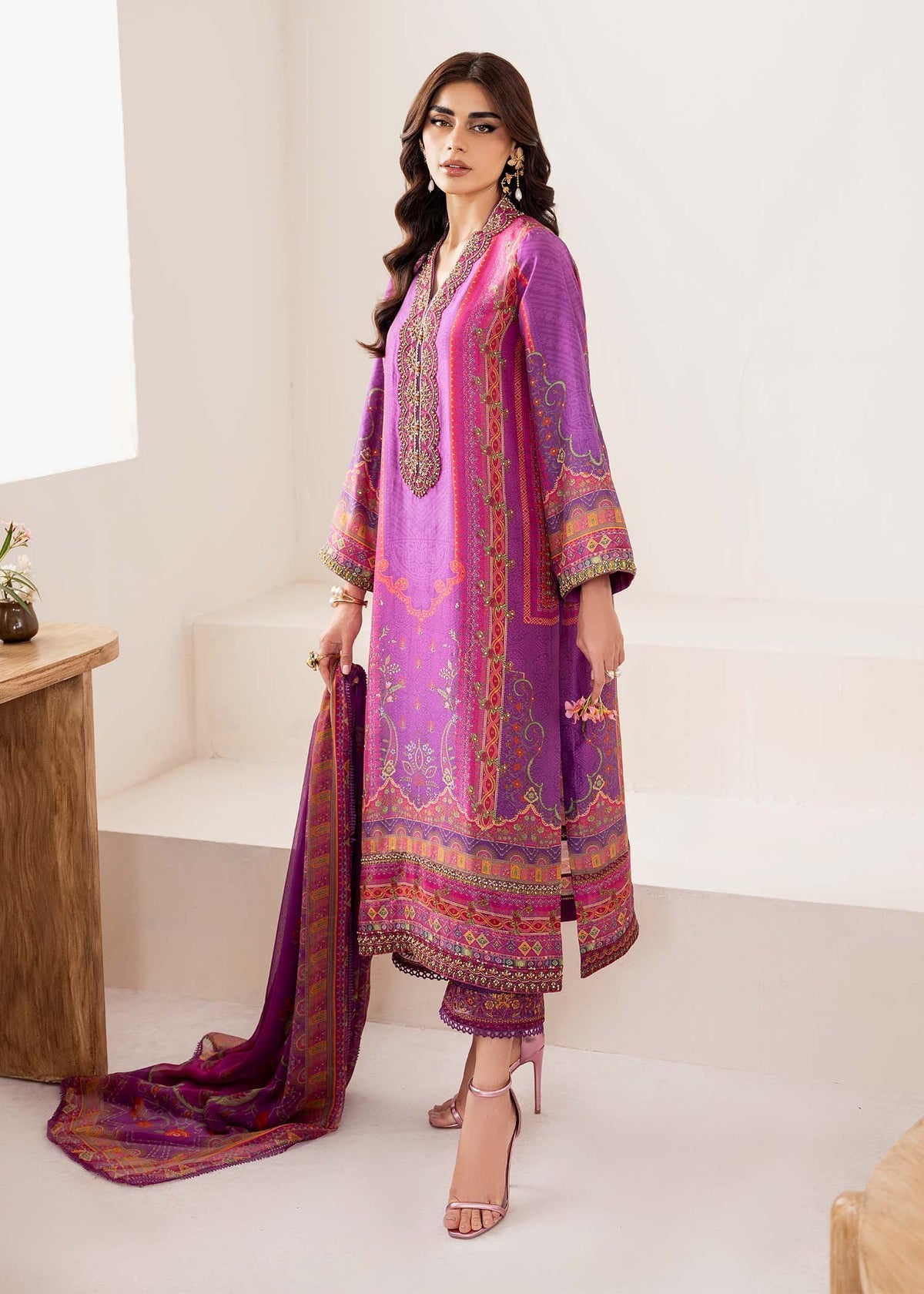 Kanwal Malik | Rosalia Silk Eid 25 | Giana by Kanwal Malik - Designer Dress - Type: Ladies Clothes - Available at Libayah - 100% Original