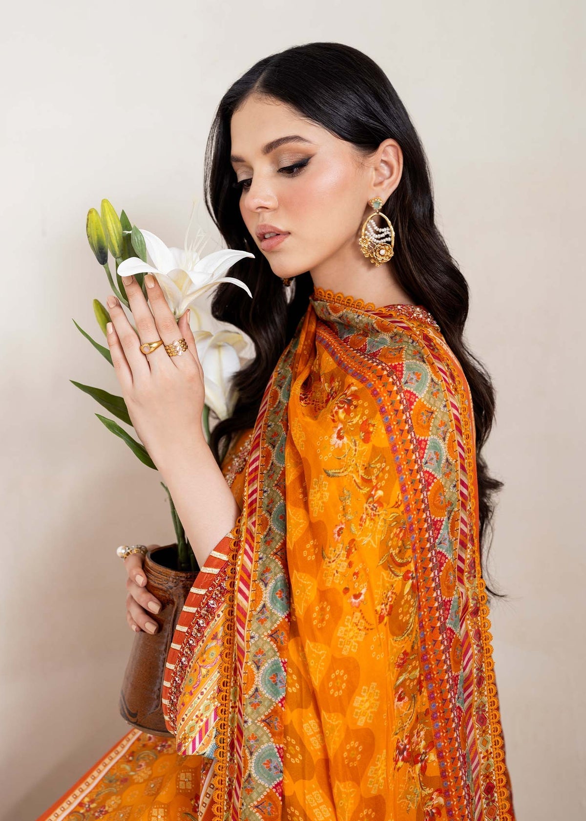 Kanwal Malik | Rosalia Silk Eid 25 | Maesha by Kanwal Malik - Designer Dress - Type: Ladies Clothes - Available at Libayah - 100% Original