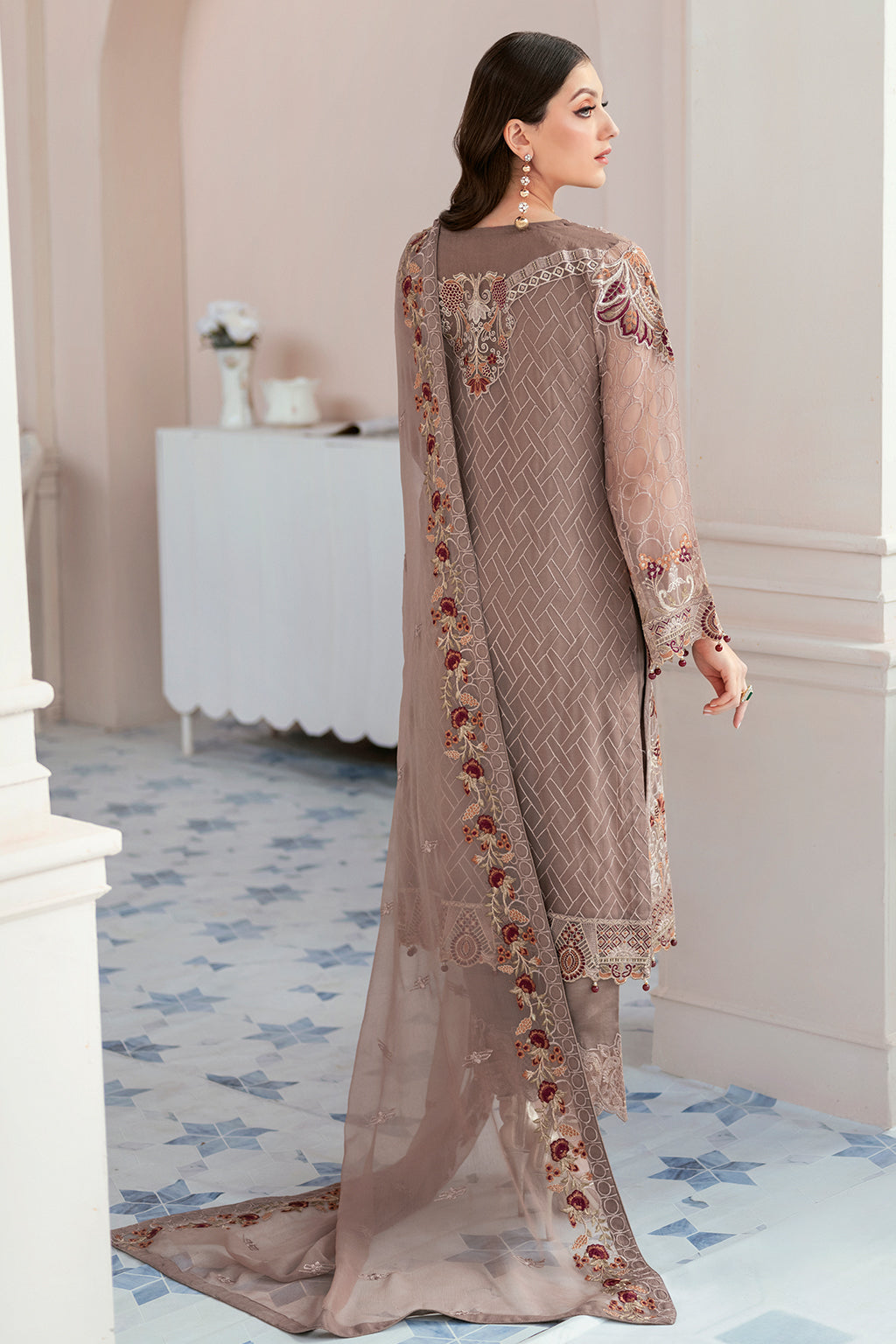 Ramsha | Rangoon Chiffon Collection 24 | D-905 by Ramsha - Designer Dress - Type: Ladies Clothes - Available at Libayah - 100% Original