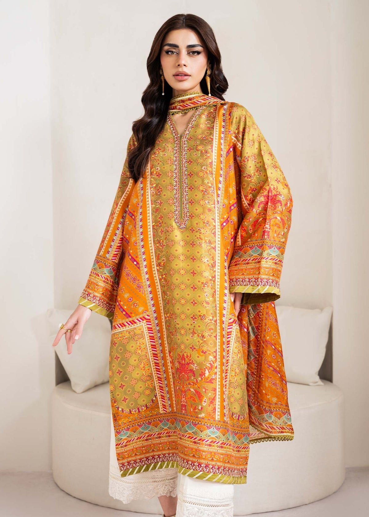 Kanwal Malik | Rosalia Silk Eid 25 | Elise by Kanwal Malik - Designer Dress - Type: Ladies Clothes - Available at Libayah - 100% Original