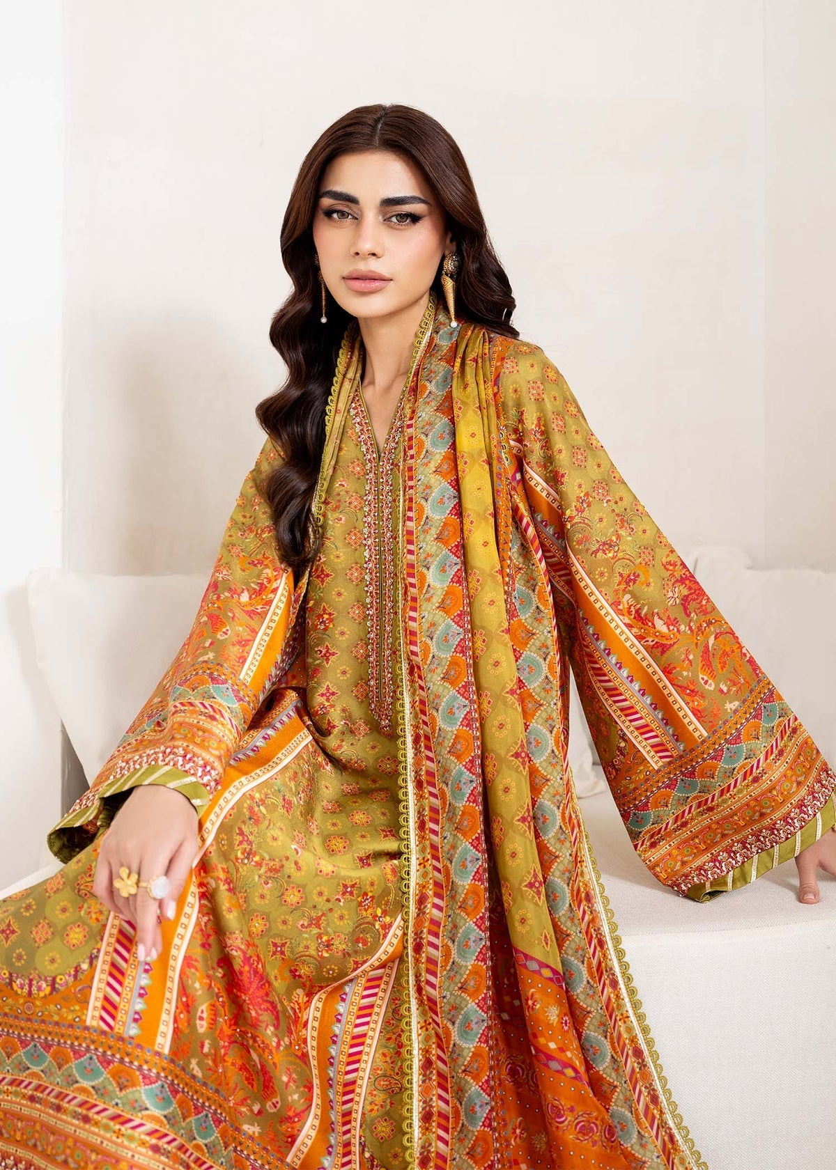 Kanwal Malik | Rosalia Silk Eid 25 | Elise by Kanwal Malik - Designer Dress - Type: Ladies Clothes - Available at Libayah - 100% Original
