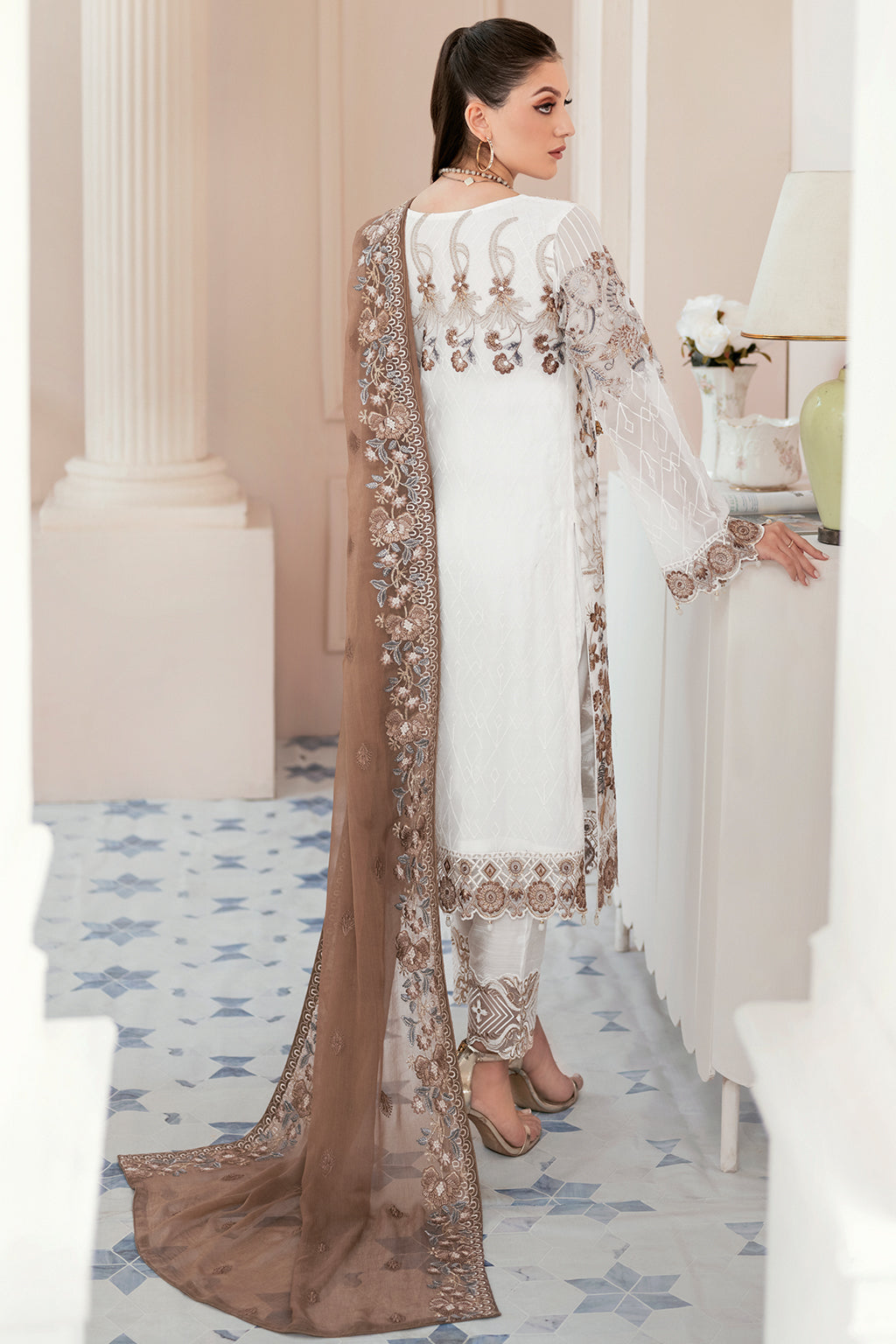 Ramsha | Rangoon Chiffon Collection 24 | D-911 by Ramsha - Designer Dress - Type: Ladies Clothes - Available at Libayah - 100% Original