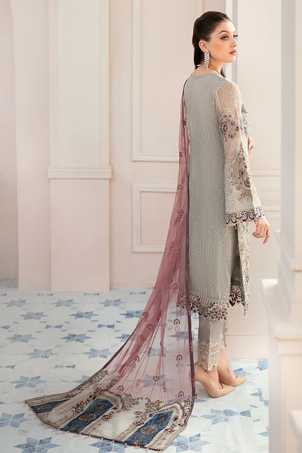 Ramsha | Rangoon Chiffon Collection 24 | D-907 by Ramsha - Designer Dress - Type: Ladies Clothes - Available at Libayah - 100% Original