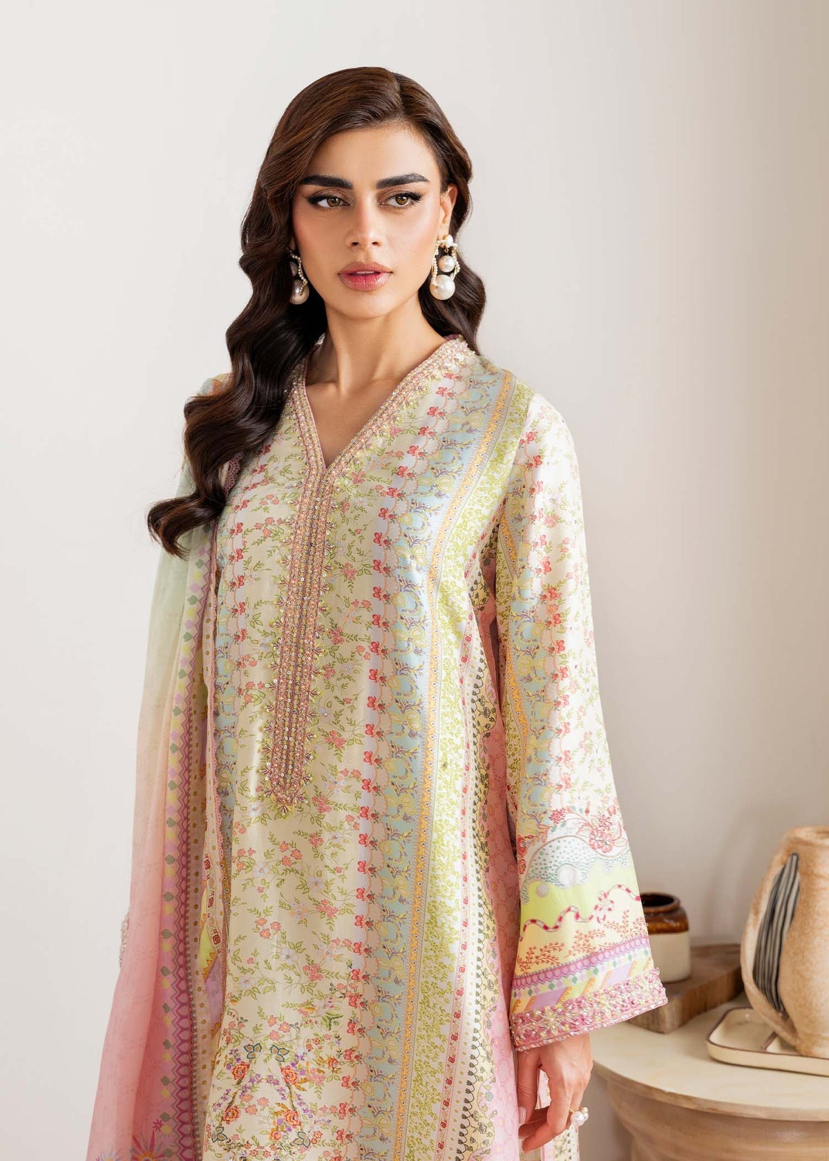 Kanwal Malik | Rosalia Silk Eid 25 | Seris by Kanwal Malik - Designer Dress - Type: Ladies Clothes - Available at Libayah - 100% Original