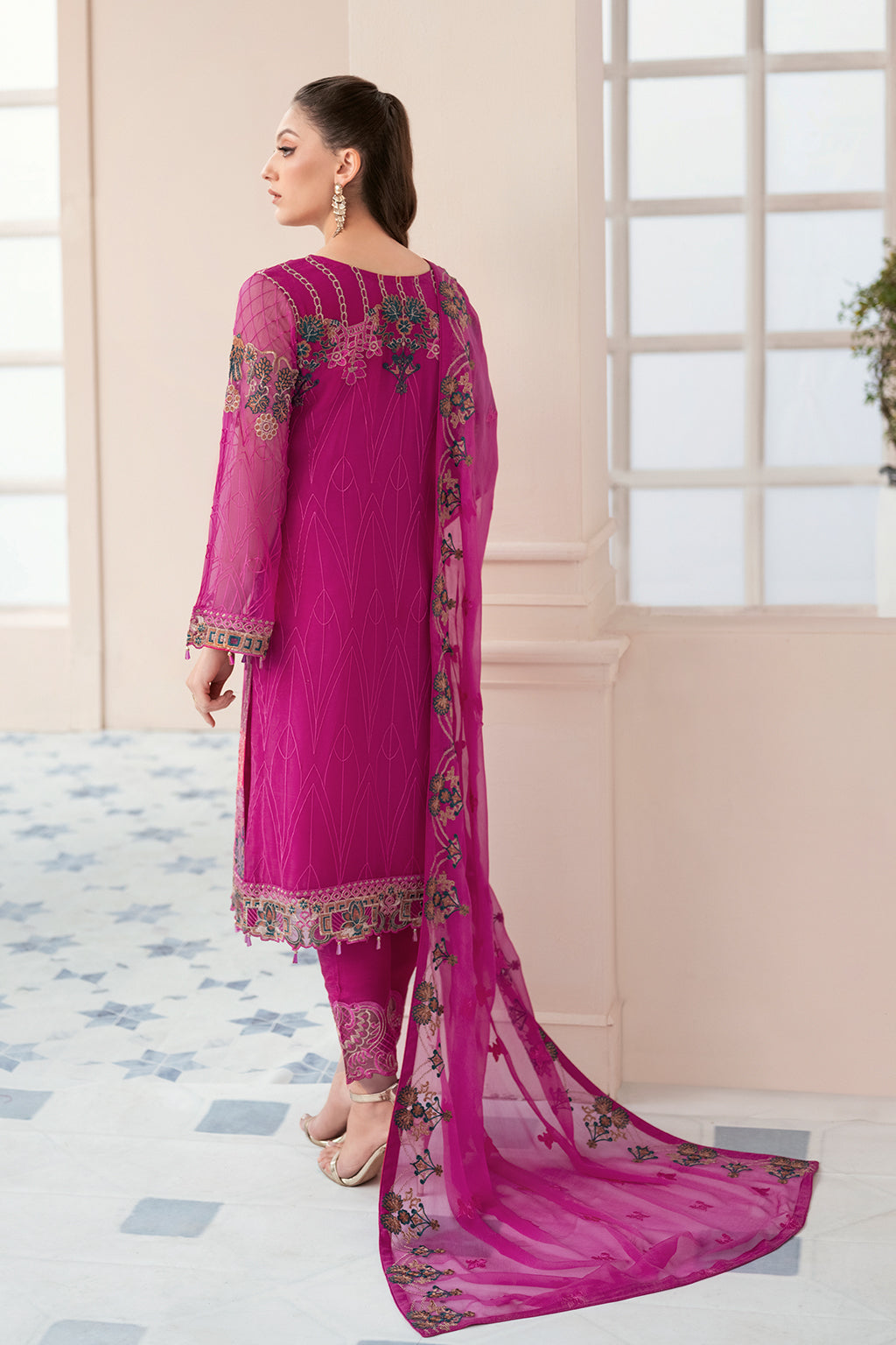 Ramsha | Rangoon Chiffon Collection 24 | D-912 by Ramsha - Designer Dress - Type: Ladies Clothes - Available at Libayah - 100% Original