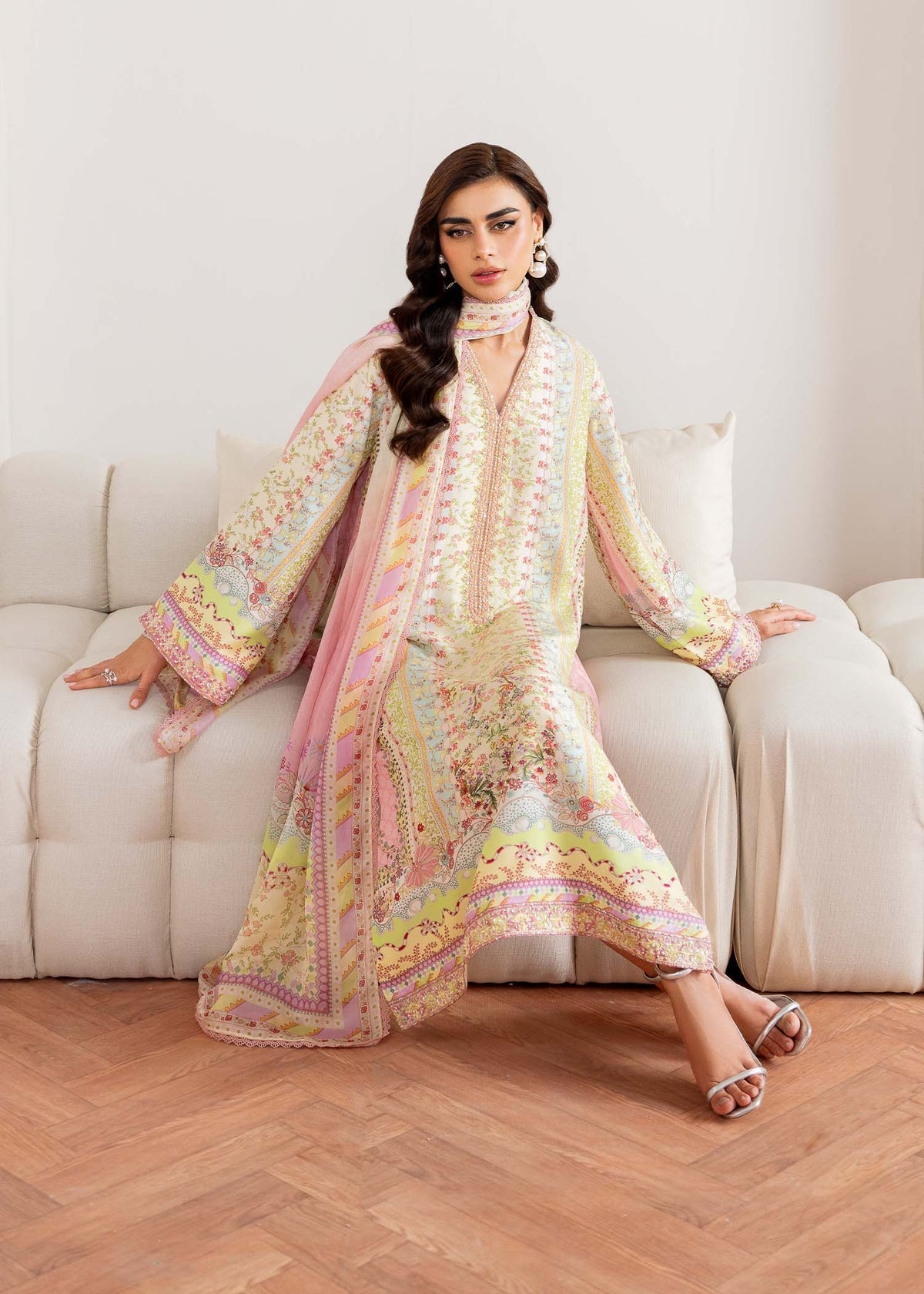 Kanwal Malik | Rosalia Silk Eid 25 | Seris by Kanwal Malik - Designer Dress - Type: Ladies Clothes - Available at Libayah - 100% Original