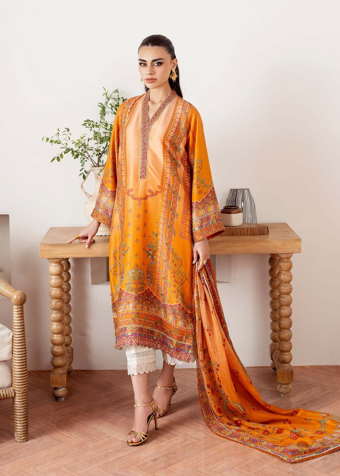 Kanwal Malik | Rosalia Silk Eid 25 | Kira by Kanwal Malik - Designer Dress - Type: Ladies Clothes - Available at Libayah - 100% Original