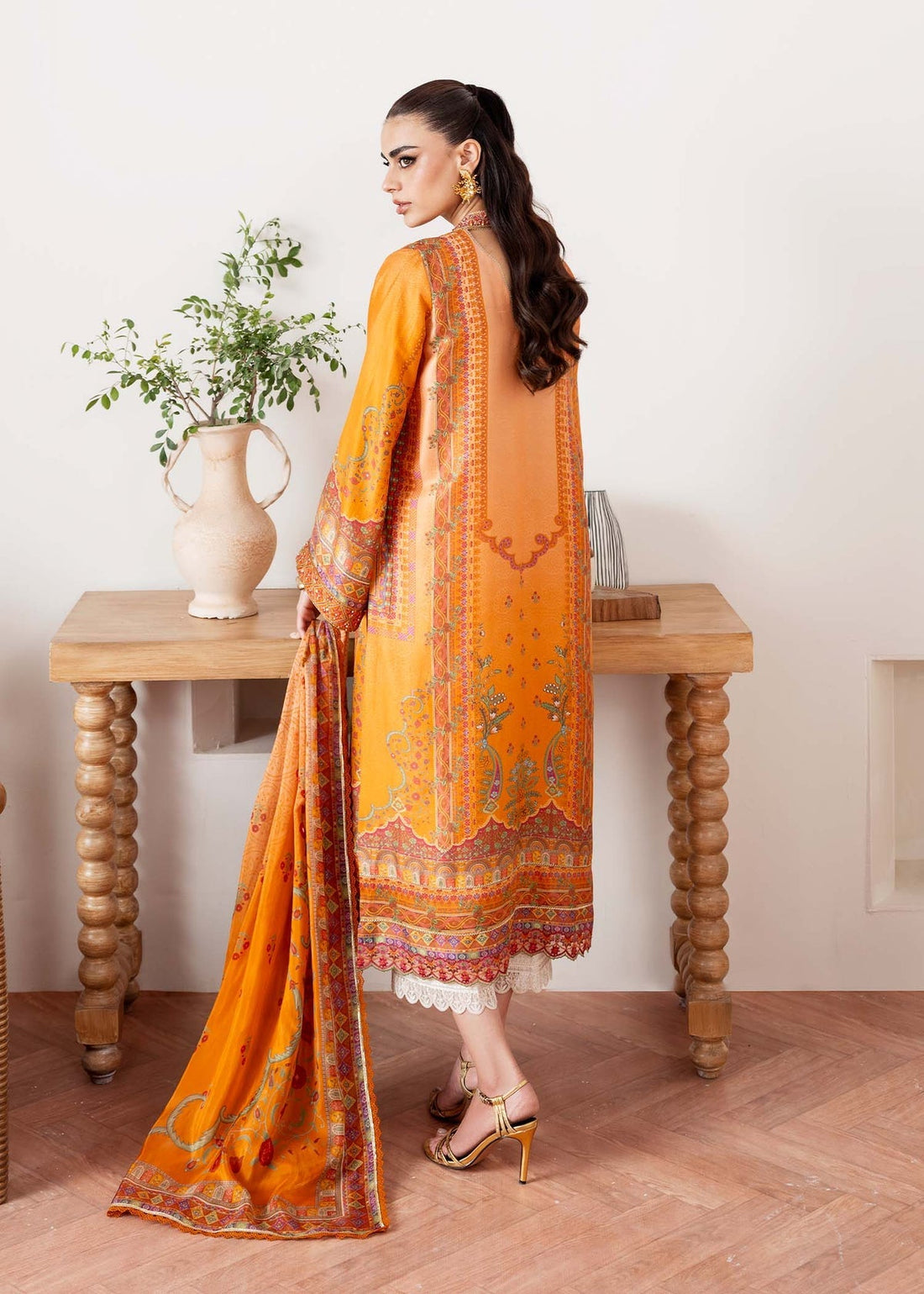 Kanwal Malik | Rosalia Silk Eid 25 | Kira by Kanwal Malik - Designer Dress - Type: Ladies Clothes - Available at Libayah - 100% Original