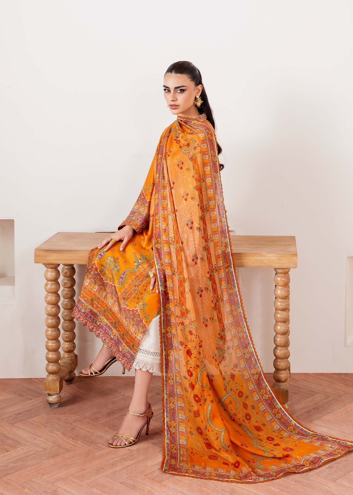 Kanwal Malik | Rosalia Silk Eid 25 | Kira by Kanwal Malik - Designer Dress - Type: Ladies Clothes - Available at Libayah - 100% Original