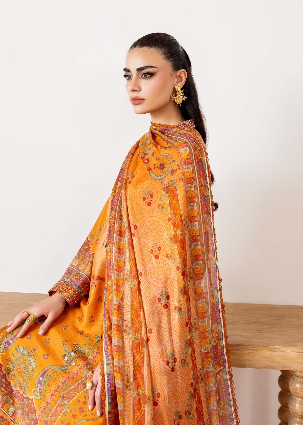 Kanwal Malik | Rosalia Silk Eid 25 | Kira by Kanwal Malik - Designer Dress - Type: Ladies Clothes - Available at Libayah - 100% Original