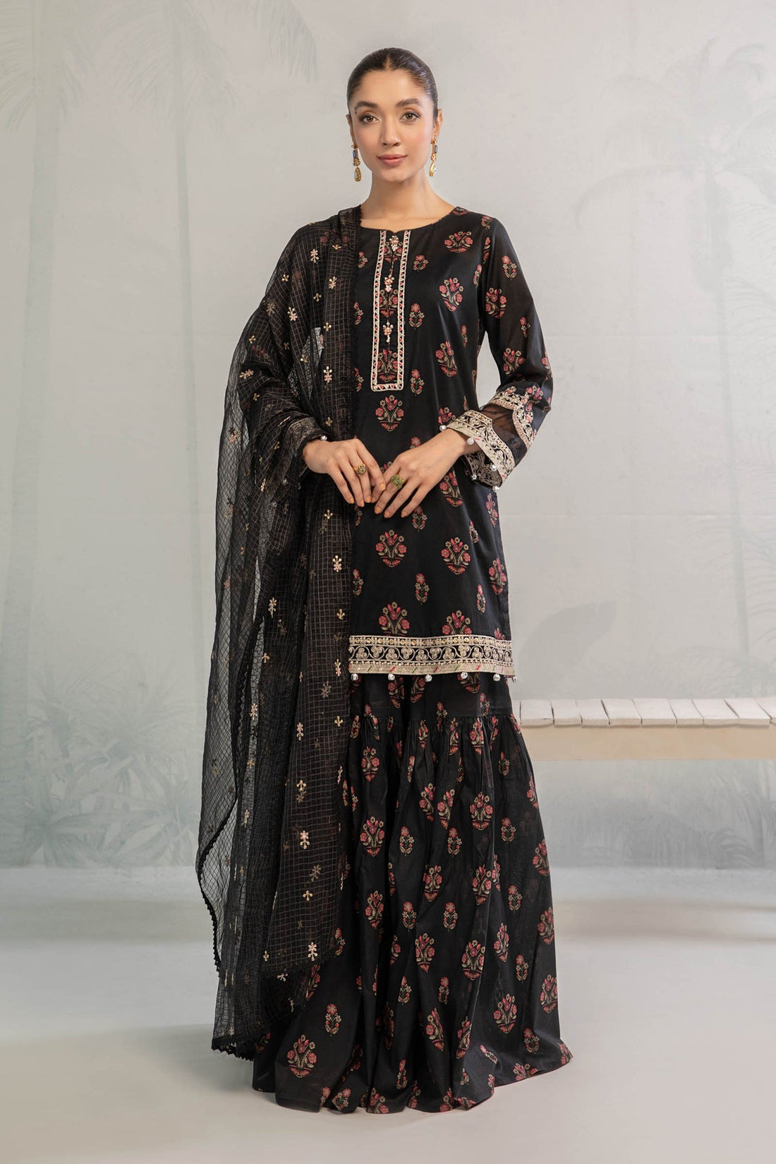 Maria B | Casual Pret 25 | DW-EA23-06R1 by Maria B - Designer Dress - Type: Ladies Clothes - Available at Libayah - 100% Original