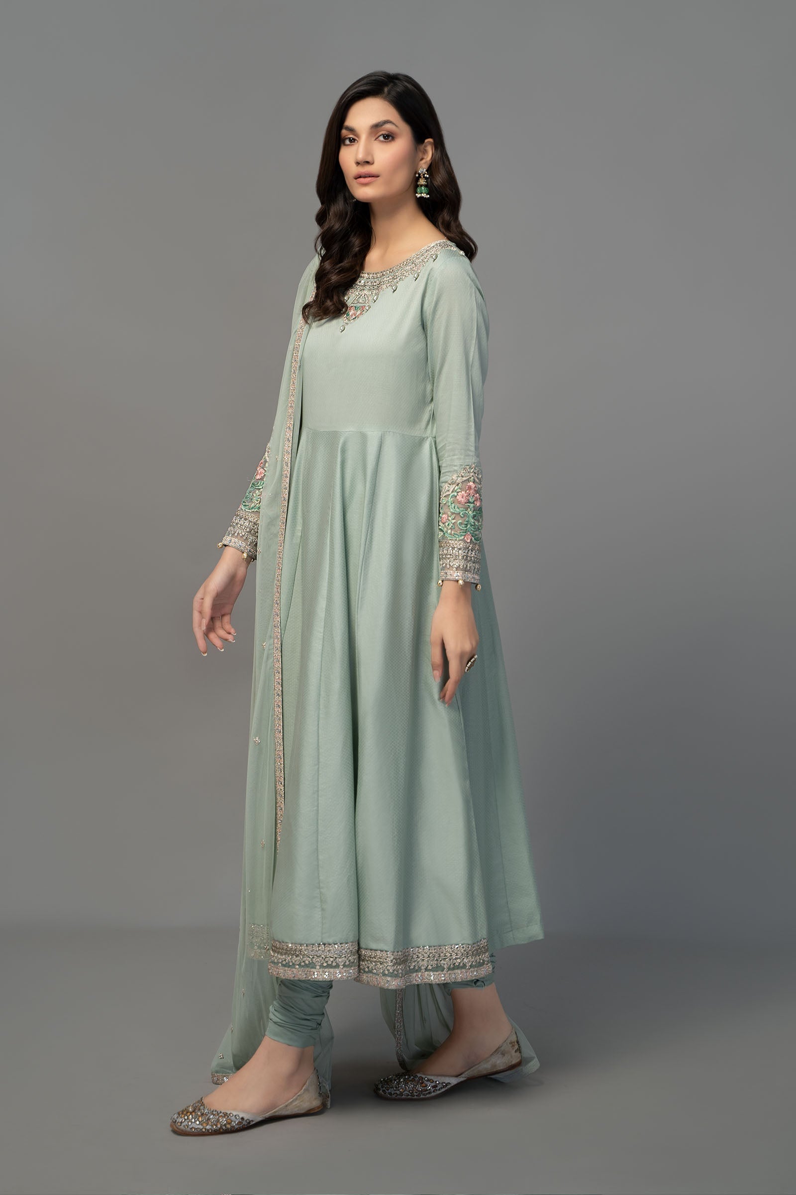 Maria B | Luxury Pret 25 | DW-EF23-38R1 by Maria B - Designer Dress - Type: Ladies Clothes - Available at Libayah - 100% Original