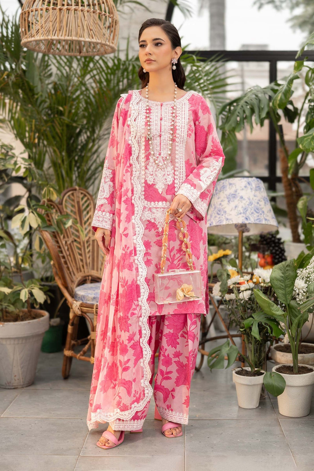 Maria B | Casual Pret 25 | DW-EF25-124 by Maria B - Designer Dress - Type: Ladies Clothes - Available at Libayah - 100% Original