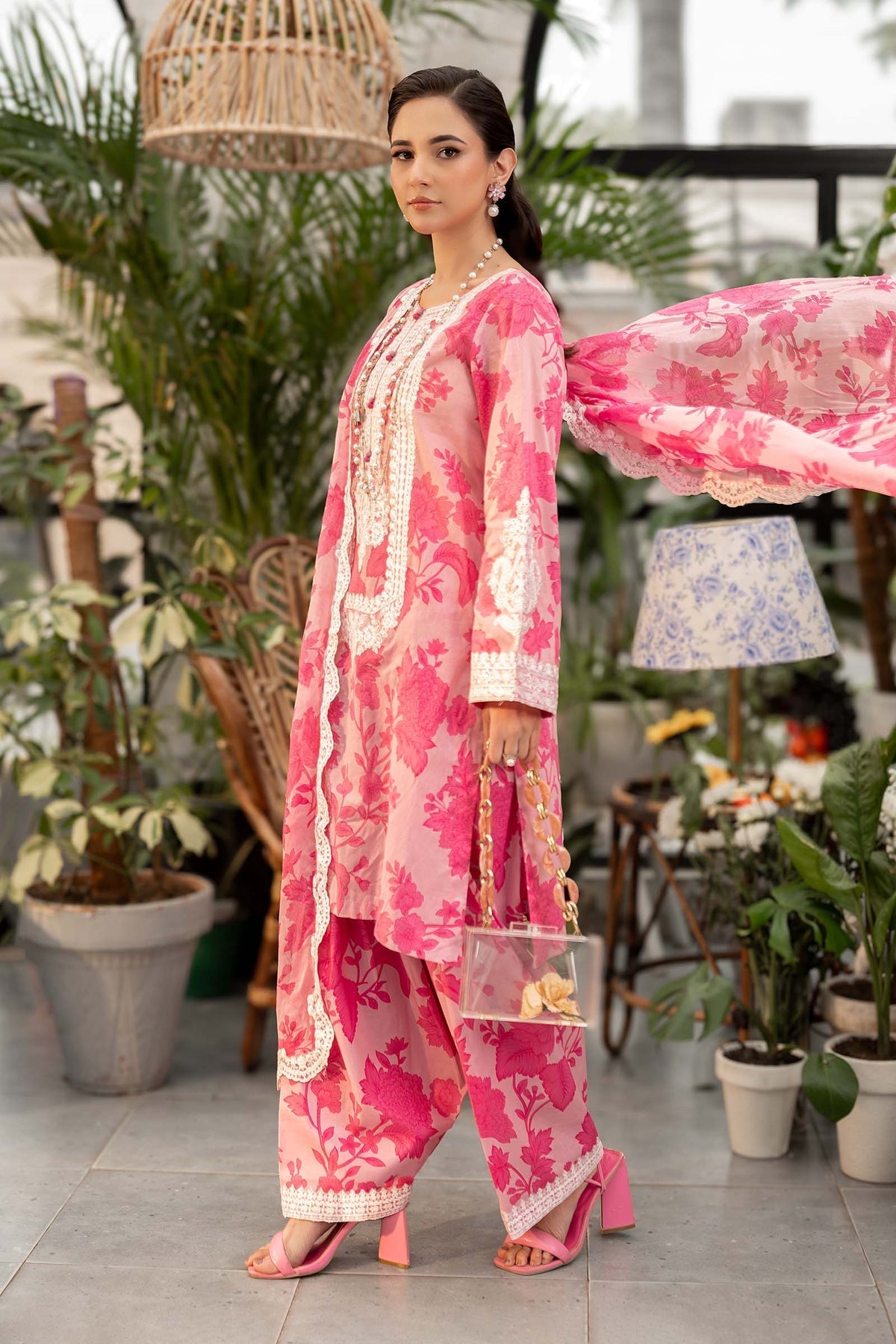 Maria B | Casual Pret 25 | DW-EF25-124 by Maria B - Designer Dress - Type: Ladies Clothes - Available at Libayah - 100% Original