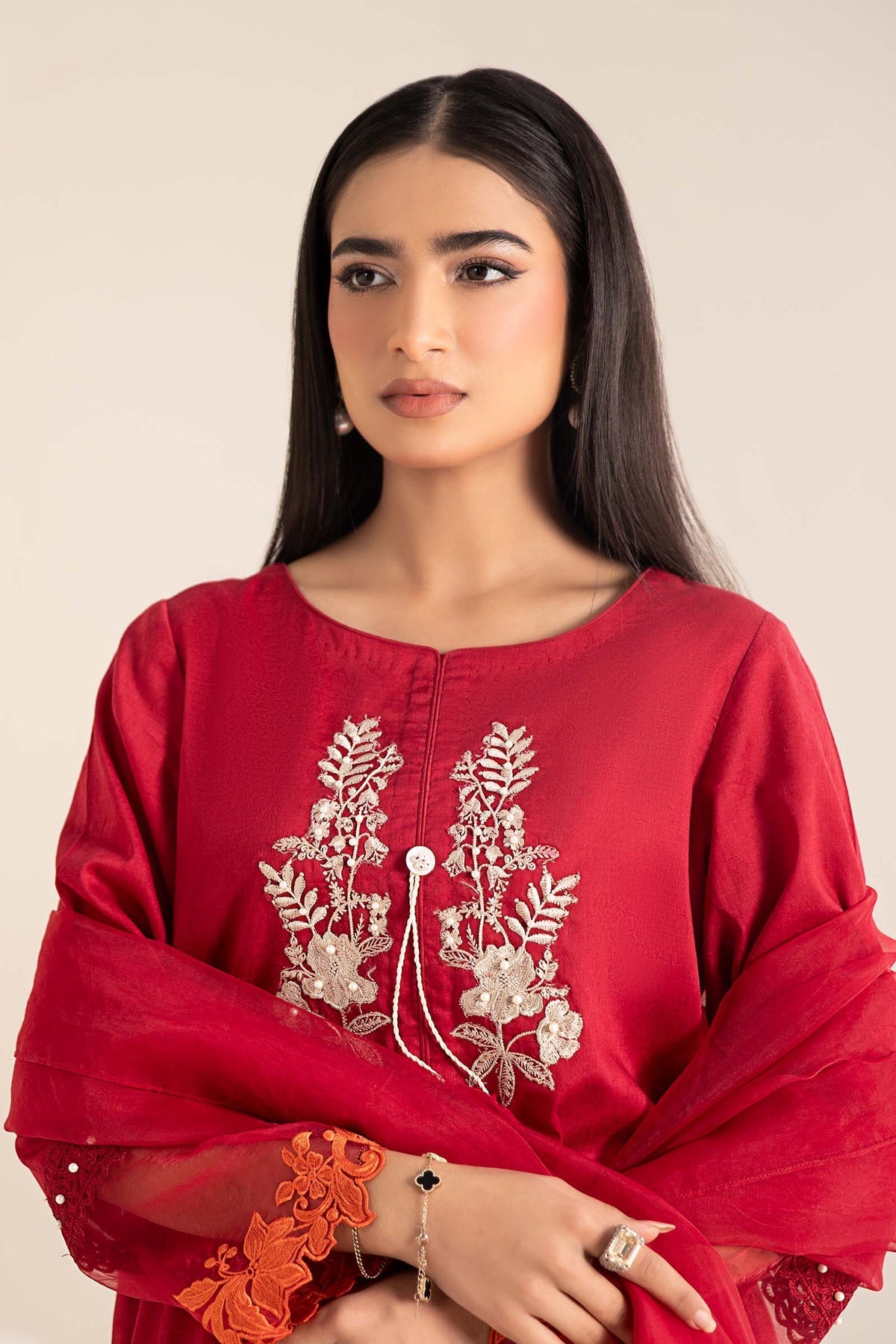 Maria B | Casual Pret 25 | DW-EF25-15 by Maria B - Designer Dress - Type: Ladies Clothes - Available at Libayah - 100% Original